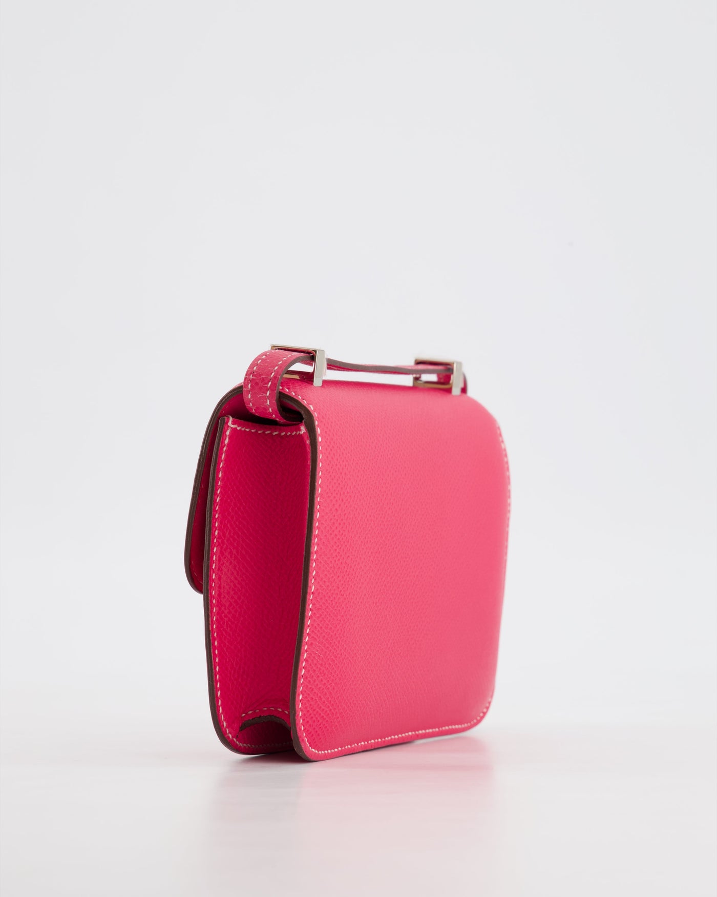*RARE HOT* Hermes Constance II Micro Bag in Rose Tyrien Epsom Leather with Palladium Hardware - Product Image 10