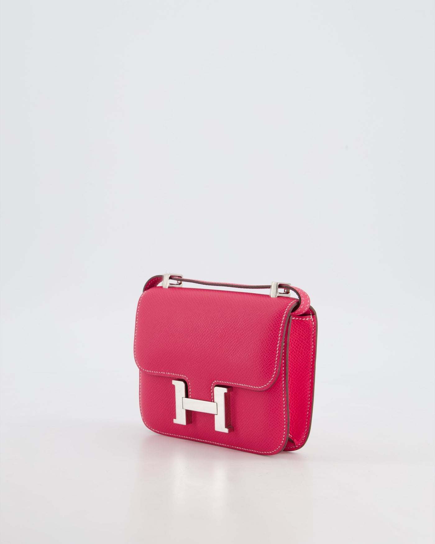 *RARE HOT* Hermes Constance II Micro Bag in Rose Tyrien Epsom Leather with Palladium Hardware - Product Image 6