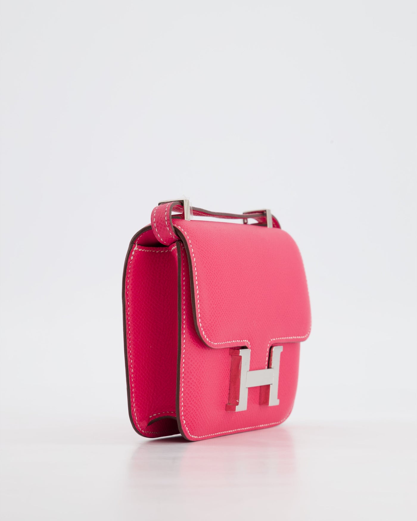 *RARE HOT* Hermes Constance II Micro Bag in Rose Tyrien Epsom Leather with Palladium Hardware - Product Image 7