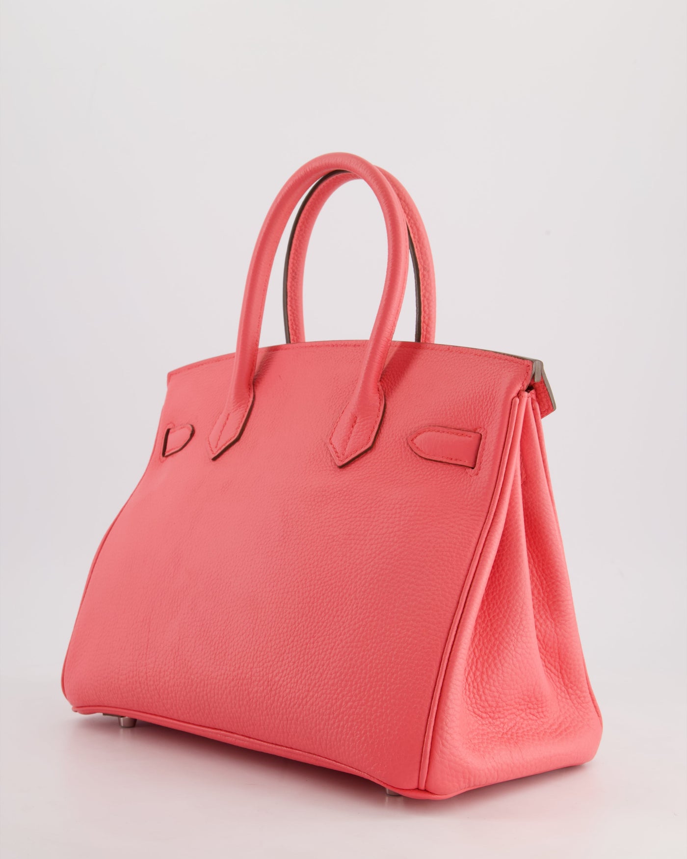 Hermes Birkin 30cm Retourne Bag in Rose Lipstick Togo Leather and Palladium Hardware - Product Image 5
