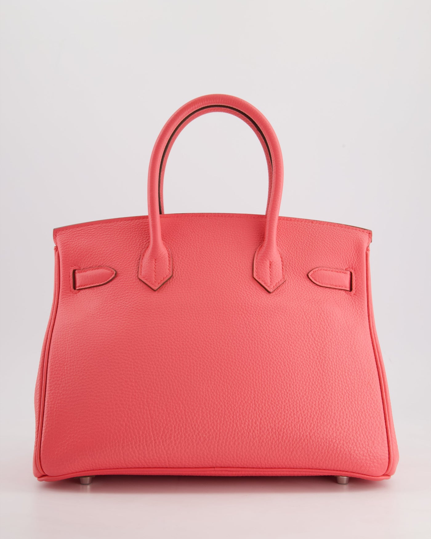 Hermes Birkin 30cm Retourne Bag in Rose Lipstick Togo Leather and Palladium Hardware - Product Image 16