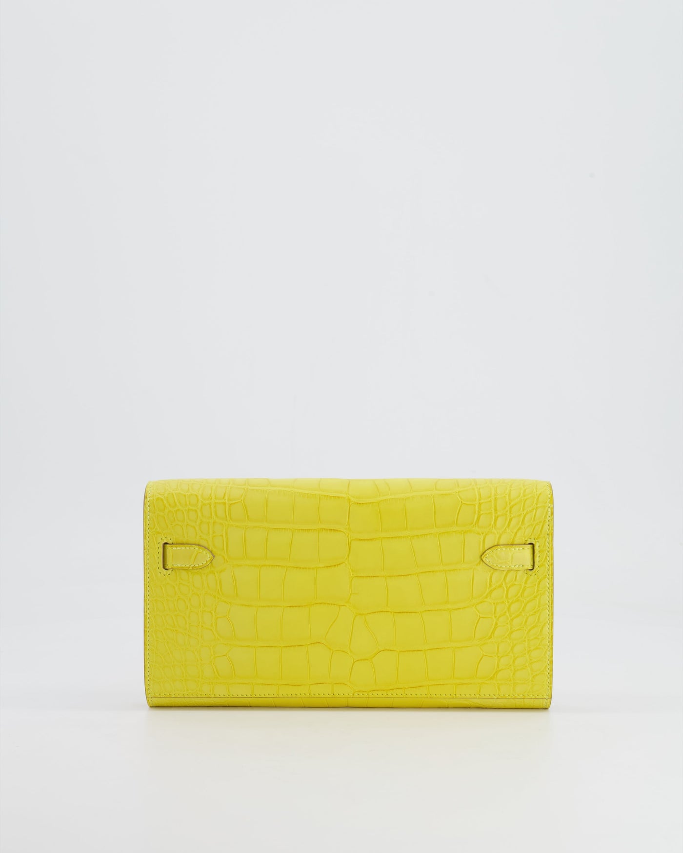 *RARE* Hermes Kelly To Go Bag in Jaune Mimosa Alligator Mississippiensis Leather with Gold Hardware - Product Image 6