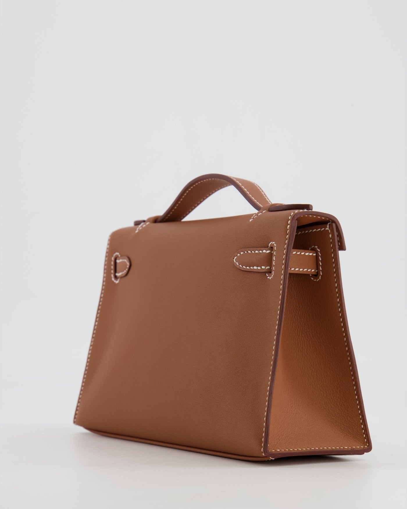 *RARE* Hermes Mini Kelly Pochette Bag in Gold Swift Leather with Gold Hardware - Product Image 13