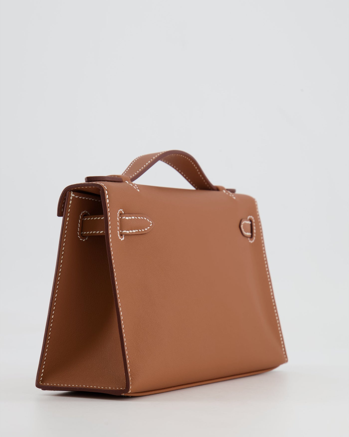 *RARE* Hermes Mini Kelly Pochette Bag in Gold Swift Leather with Gold Hardware - Product Image 14