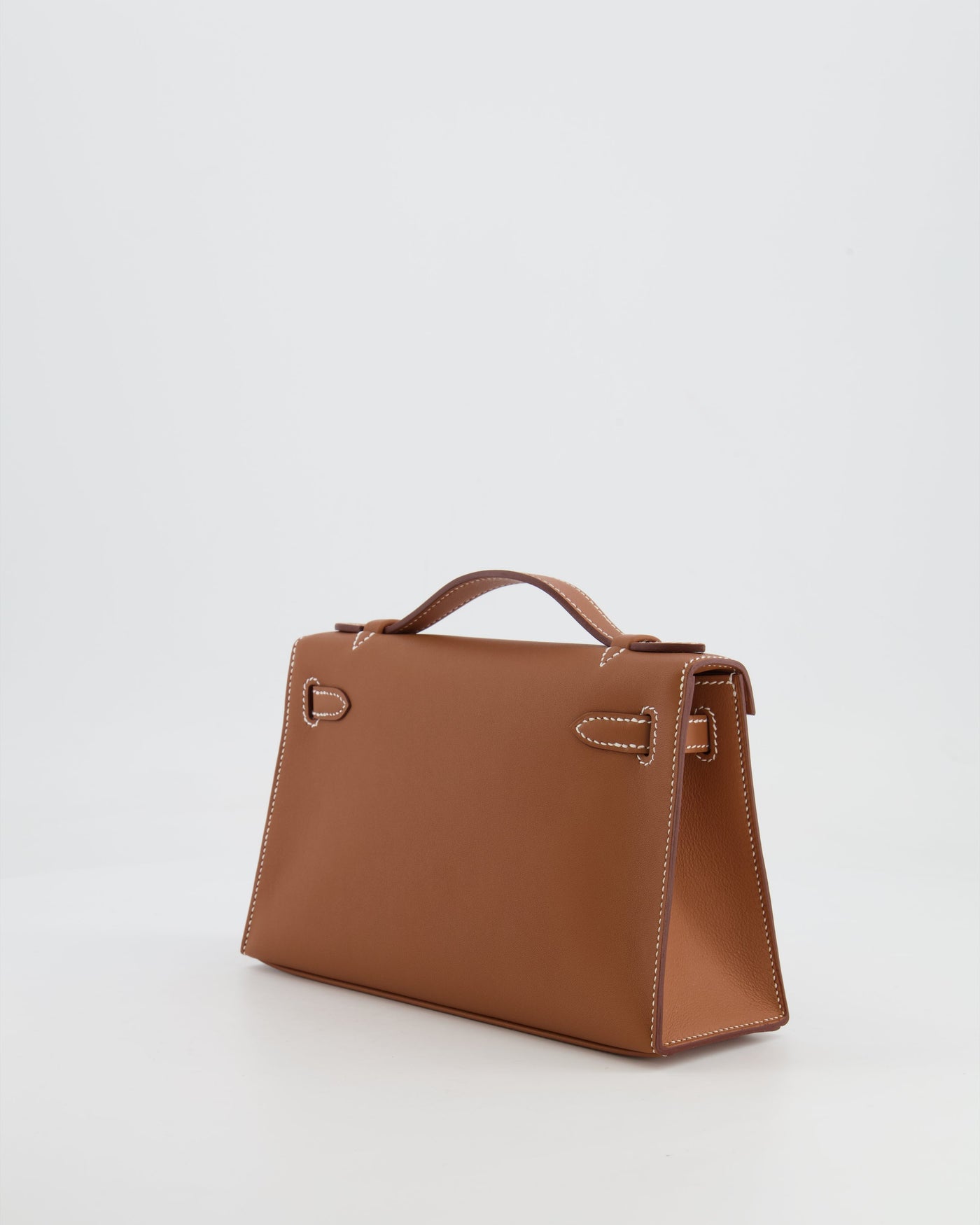 *RARE* Hermes Mini Kelly Pochette Bag in Gold Swift Leather with Gold Hardware - Product Image 6