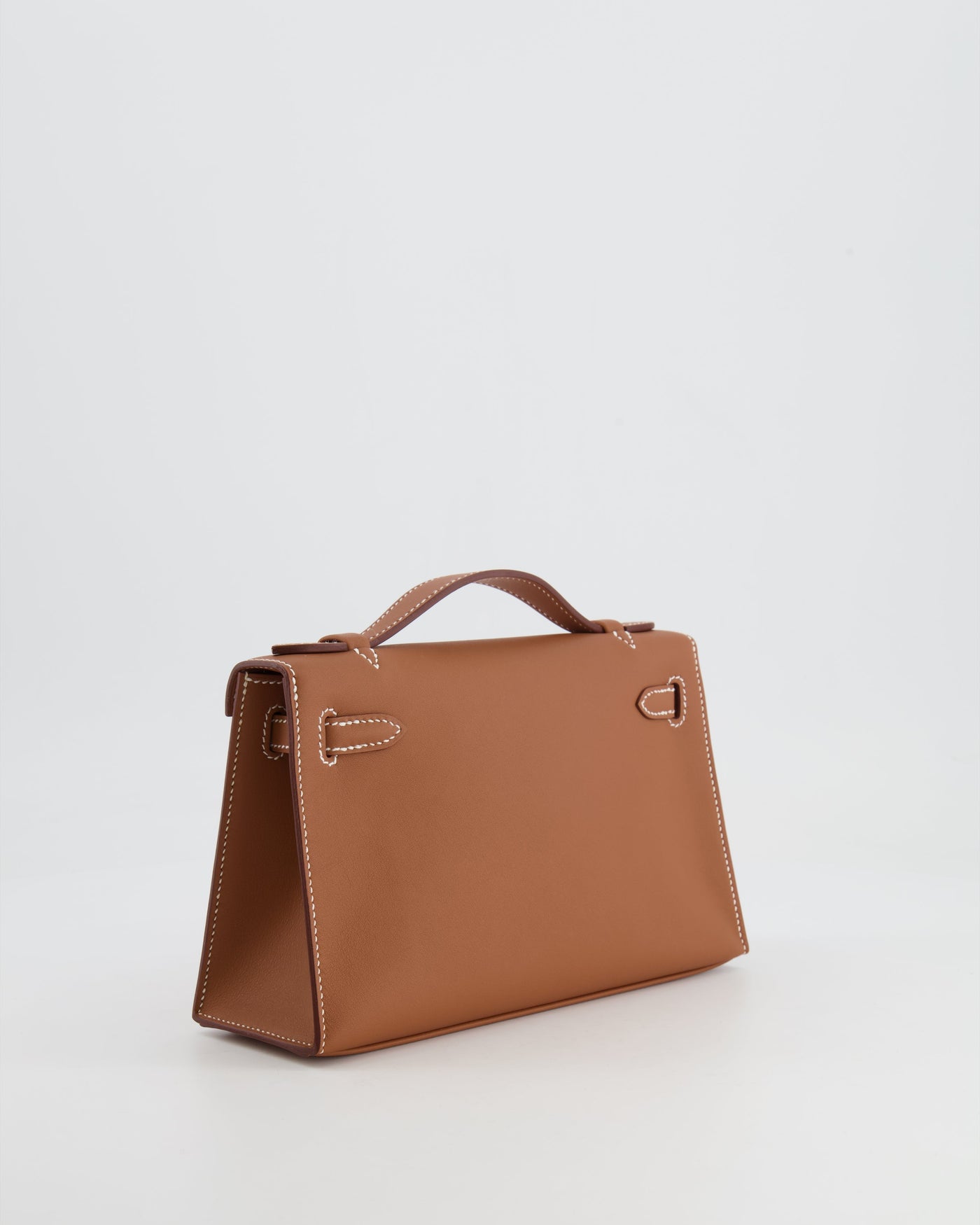 *RARE* Hermes Mini Kelly Pochette Bag in Gold Swift Leather with Gold Hardware - Product Image 8