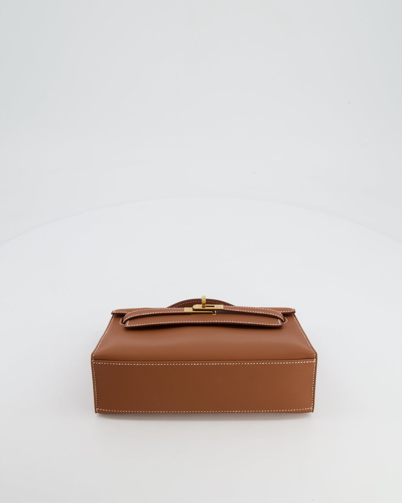 *RARE* Hermes Mini Kelly Pochette Bag in Gold Swift Leather with Gold Hardware - Product Image 20