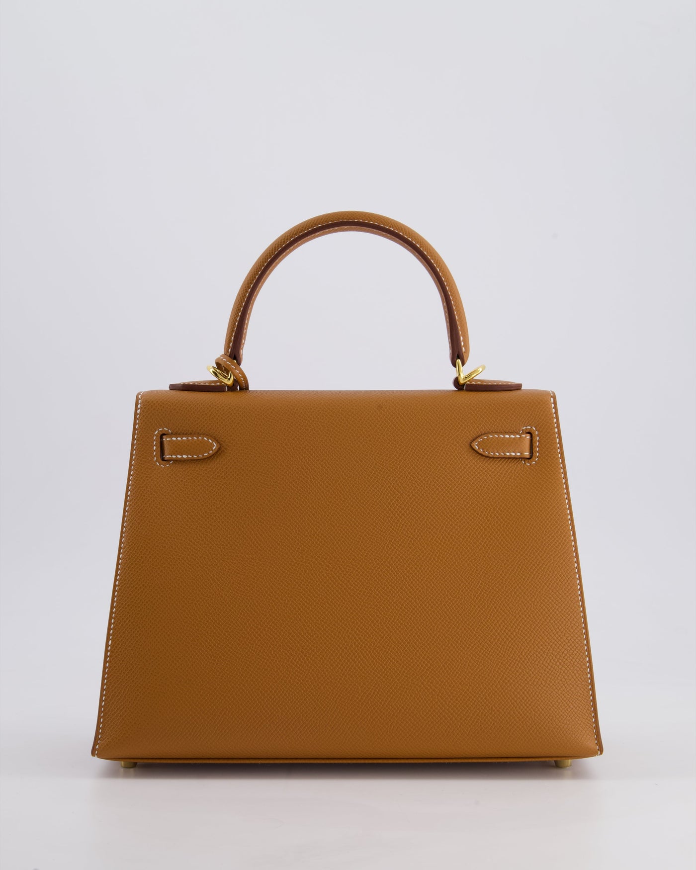 Hermes Kelly 25 Sellier Bag in Gold Epsom Leather with Gold Hardware - Product Image 7