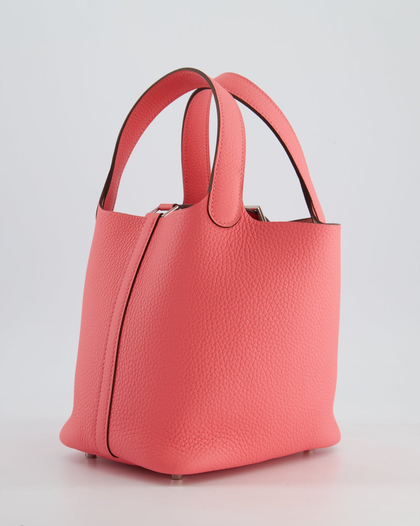 *HOT* Hermes Picotin Lock Bag 18cm in Rose Azalee Clemence Leather with Palladium Hardware - Product Image 4