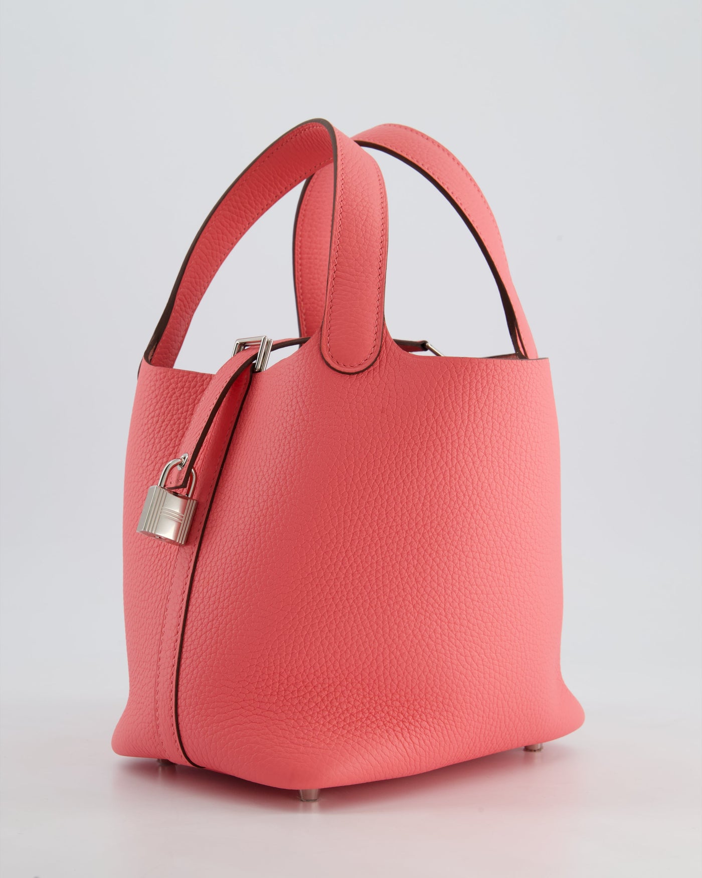 *HOT* Hermes Picotin Lock Bag 18cm in Rose Azalee Clemence Leather with Palladium Hardware - Product Image 8
