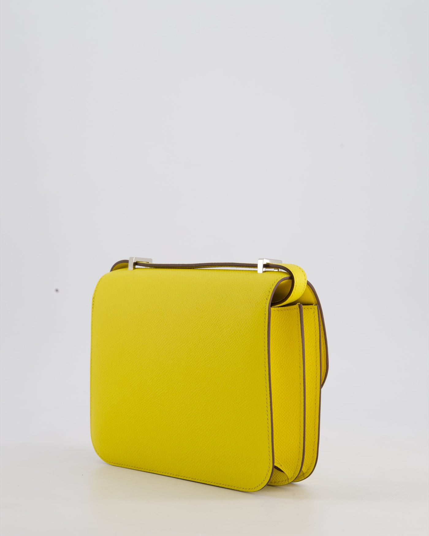 Hermes Constance III 18 Miroir Bag in Jaune De Naples Epsom Leather with Palladium Hardware - Product Image 6