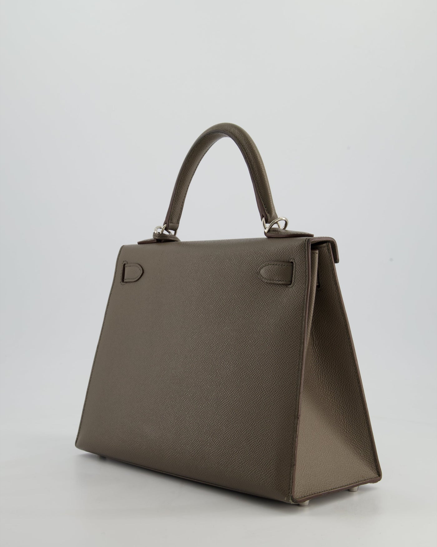 Hermes HSS Kelly 28 Sellier Bag in Gris Etain Epsom Leather with Palladium Hardware - Product Image 6