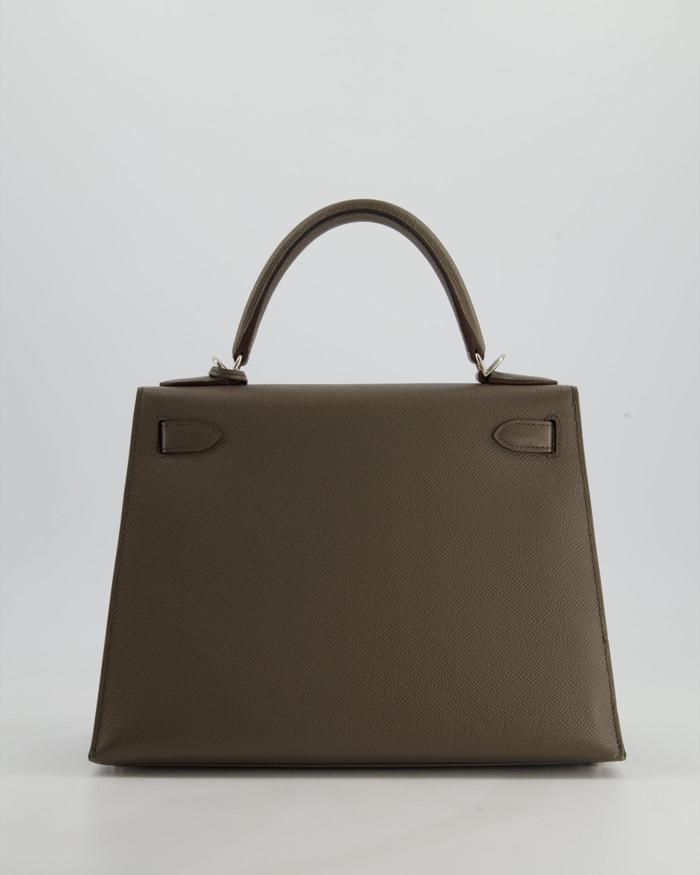 Hermes HSS Kelly 28 Sellier Bag in Gris Etain Epsom Leather with Palladium Hardware - Product Image 7