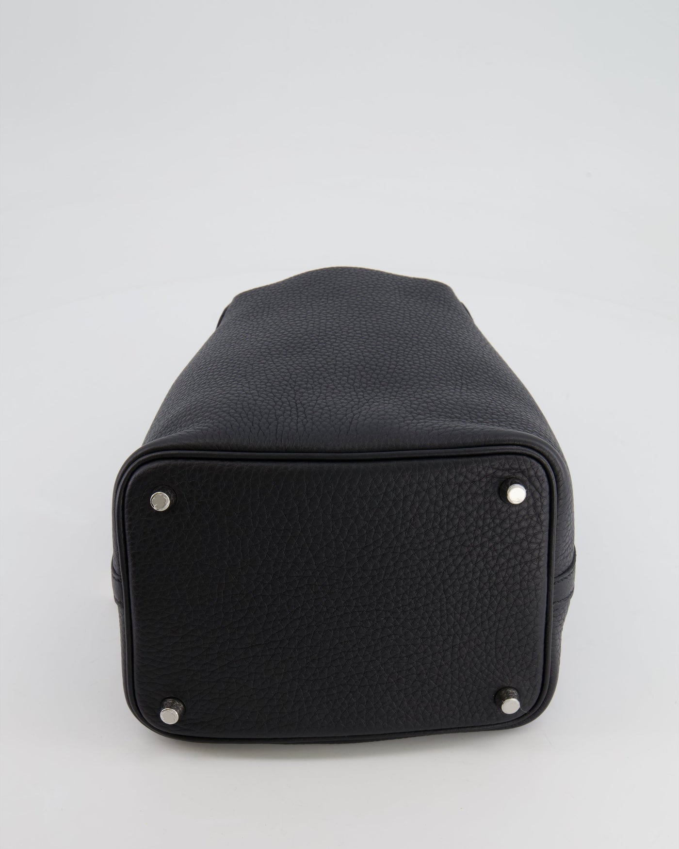 Hermes Picotin 18cm Lock Bag in Noir Clemence Leather with Palladium Hardware - Product Image 15