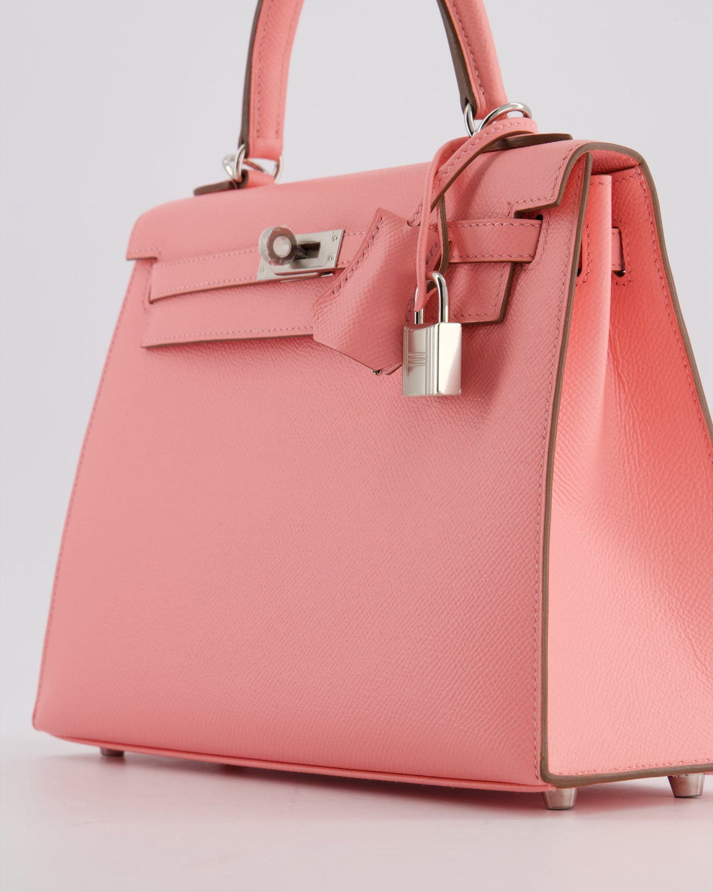 *RARE* Hermes Kelly 25 Sellier Bag in Rose Confetti in Epsom Leather with Palladium Hardware - Product Image 12