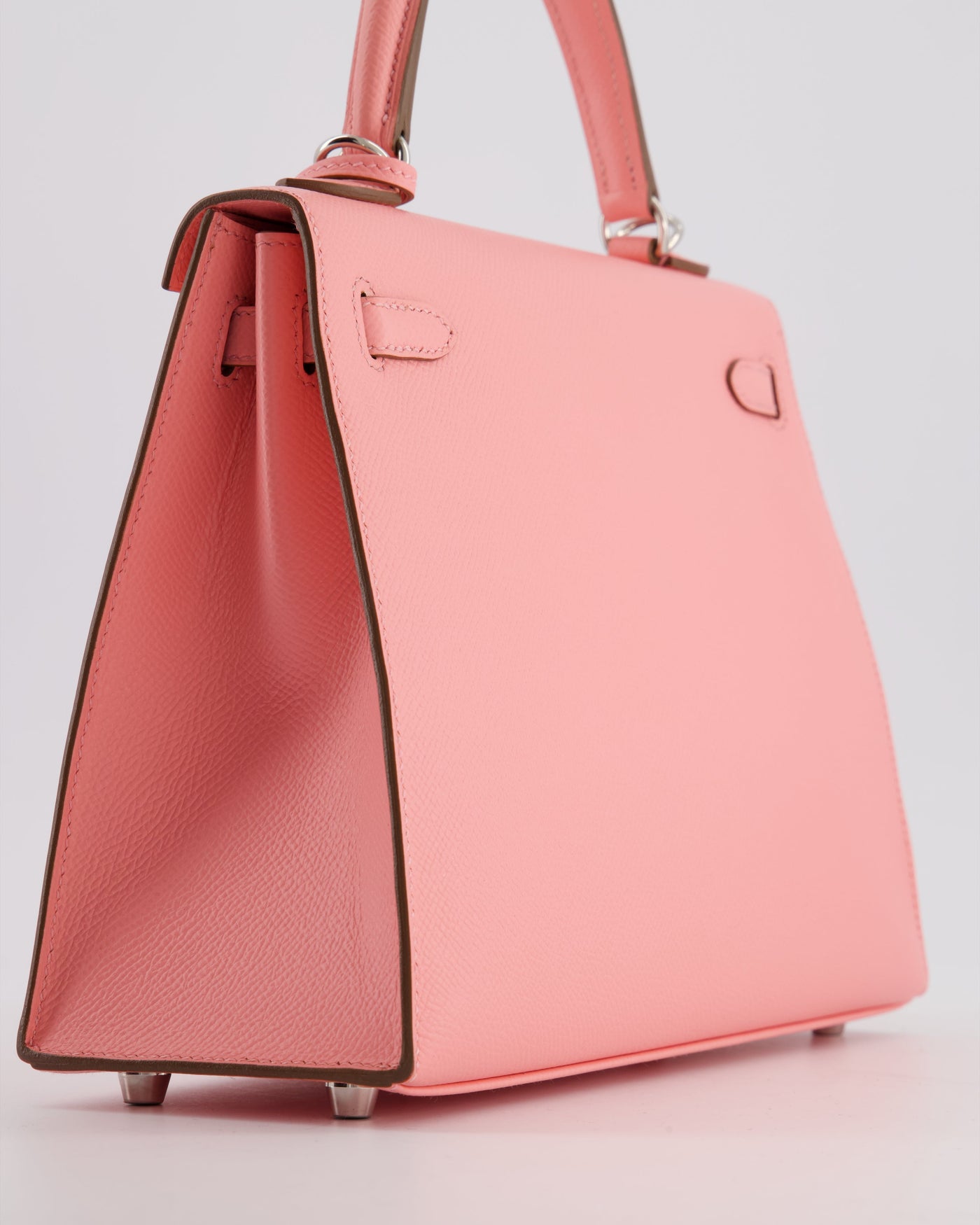 *RARE* Hermes Kelly 25 Sellier Bag in Rose Confetti in Epsom Leather with Palladium Hardware - Product Image 14