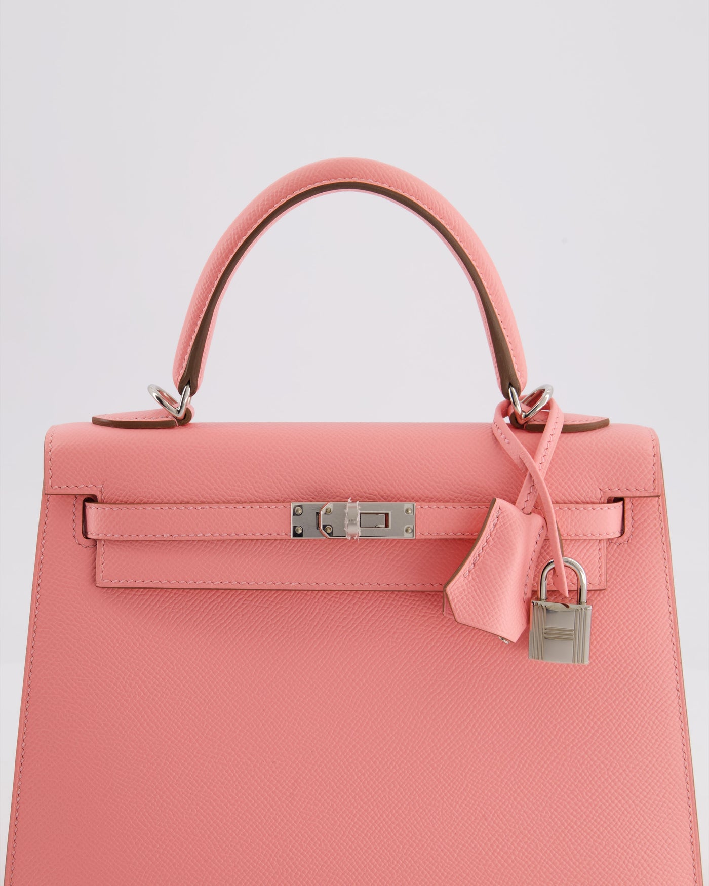 *RARE* Hermes Kelly 25 Sellier Bag in Rose Confetti in Epsom Leather with Palladium Hardware - Product Image 16
