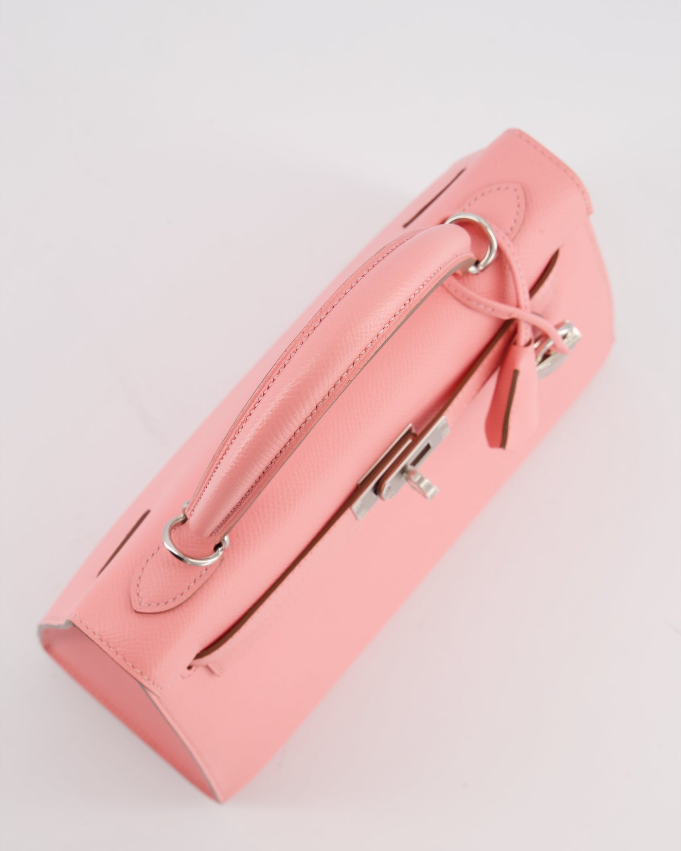 *RARE* Hermes Kelly 25 Sellier Bag in Rose Confetti in Epsom Leather with Palladium Hardware - Product Image 18