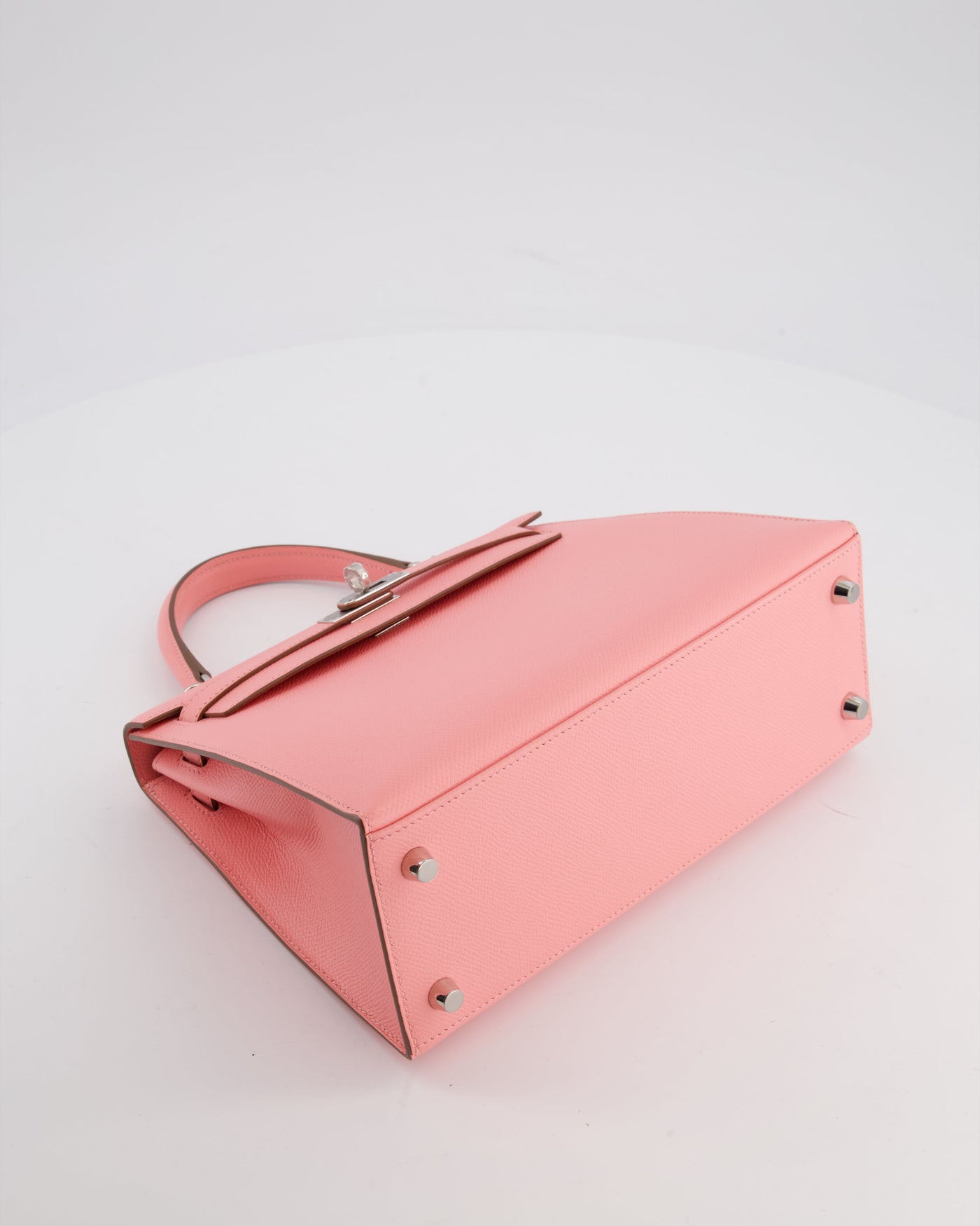*RARE* Hermes Kelly 25 Sellier Bag in Rose Confetti in Epsom Leather with Palladium Hardware - Product Image 19