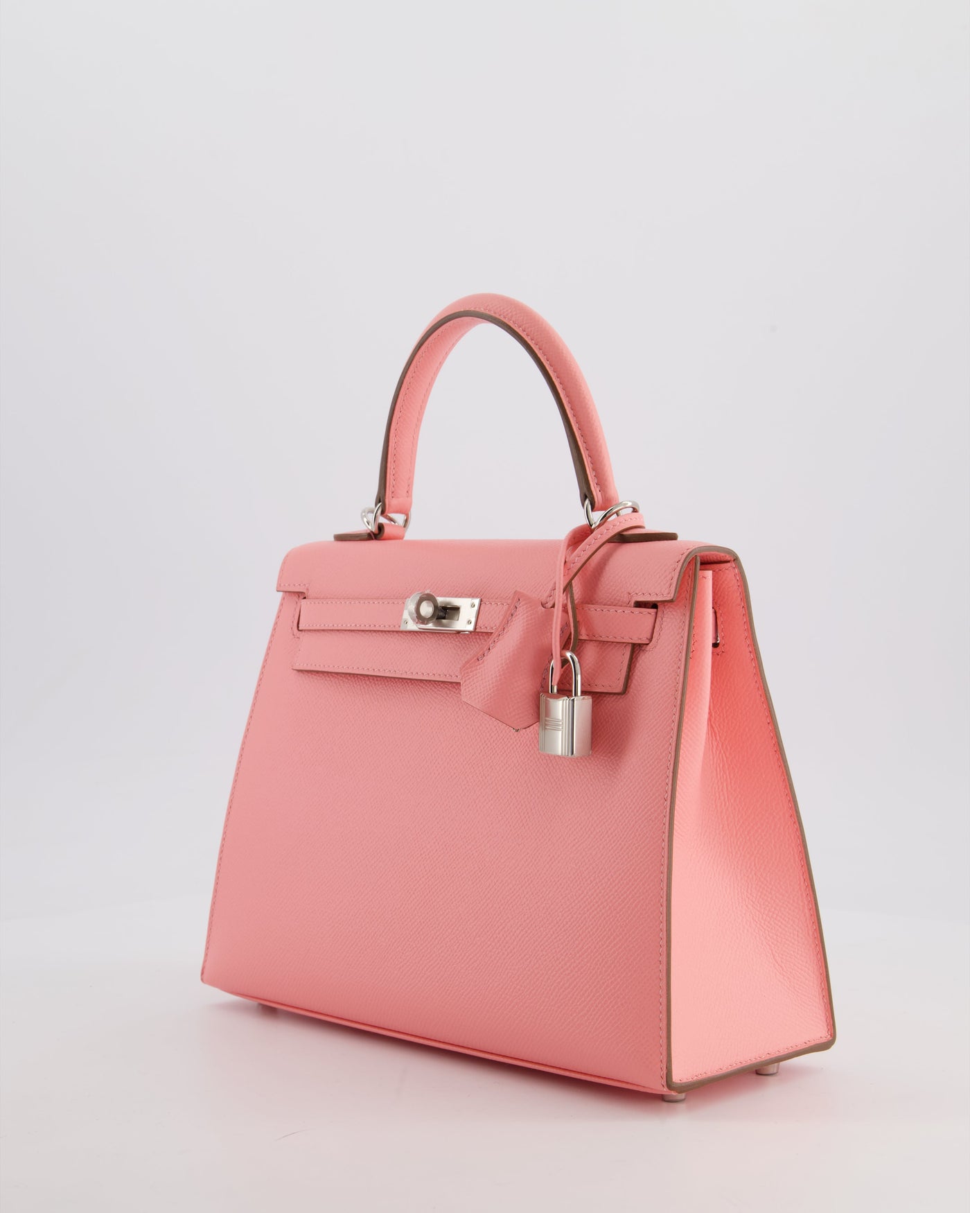 *RARE* Hermes Kelly 25 Sellier Bag in Rose Confetti in Epsom Leather with Palladium Hardware - Product Image 10