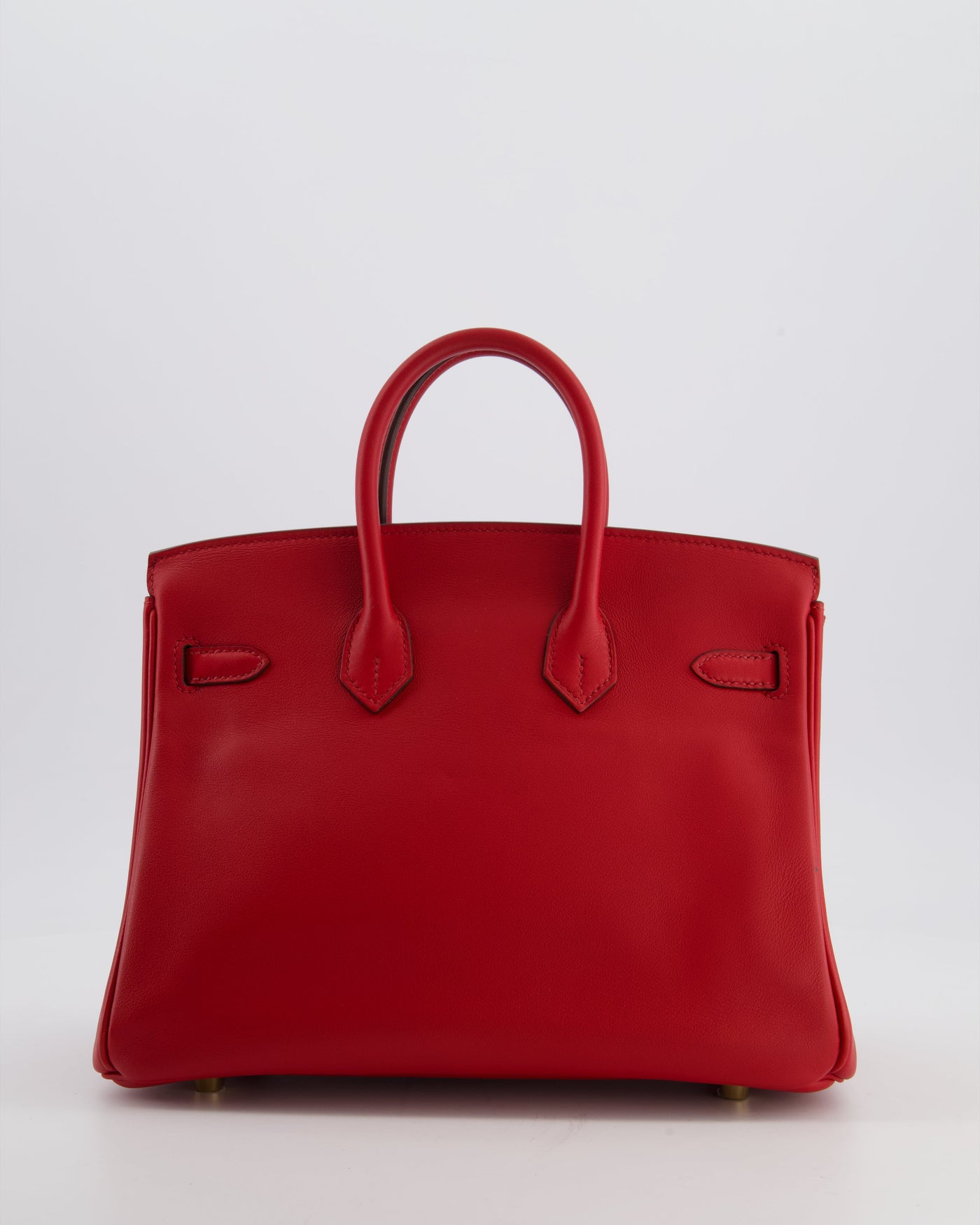 Hermes Birkin 25 Retourne Bag in Rouge Grenat Swift Leather with Gold Hardware - Product Image 6