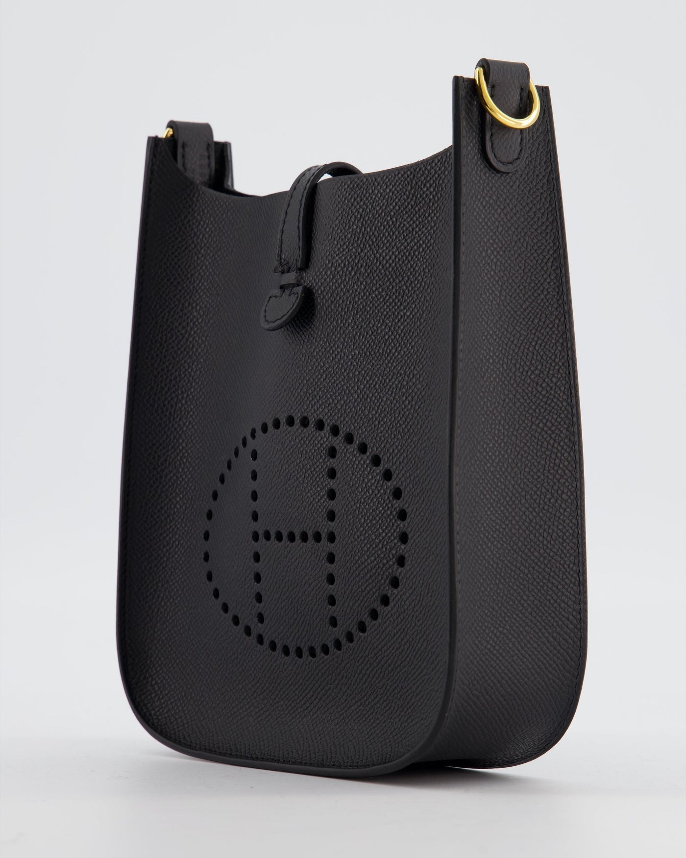 Hermes Black Mini Evelyne Sellier Bag in Epsom Leather with Gold Hardware - Product Image 11