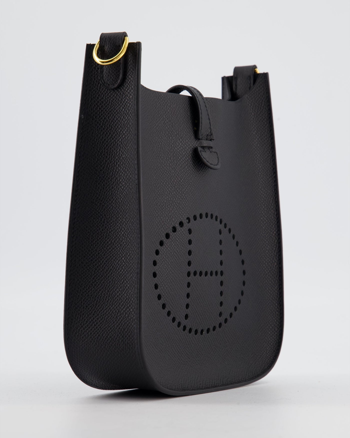 Hermes Black Mini Evelyne Sellier Bag in Epsom Leather with Gold Hardware - Product Image 10