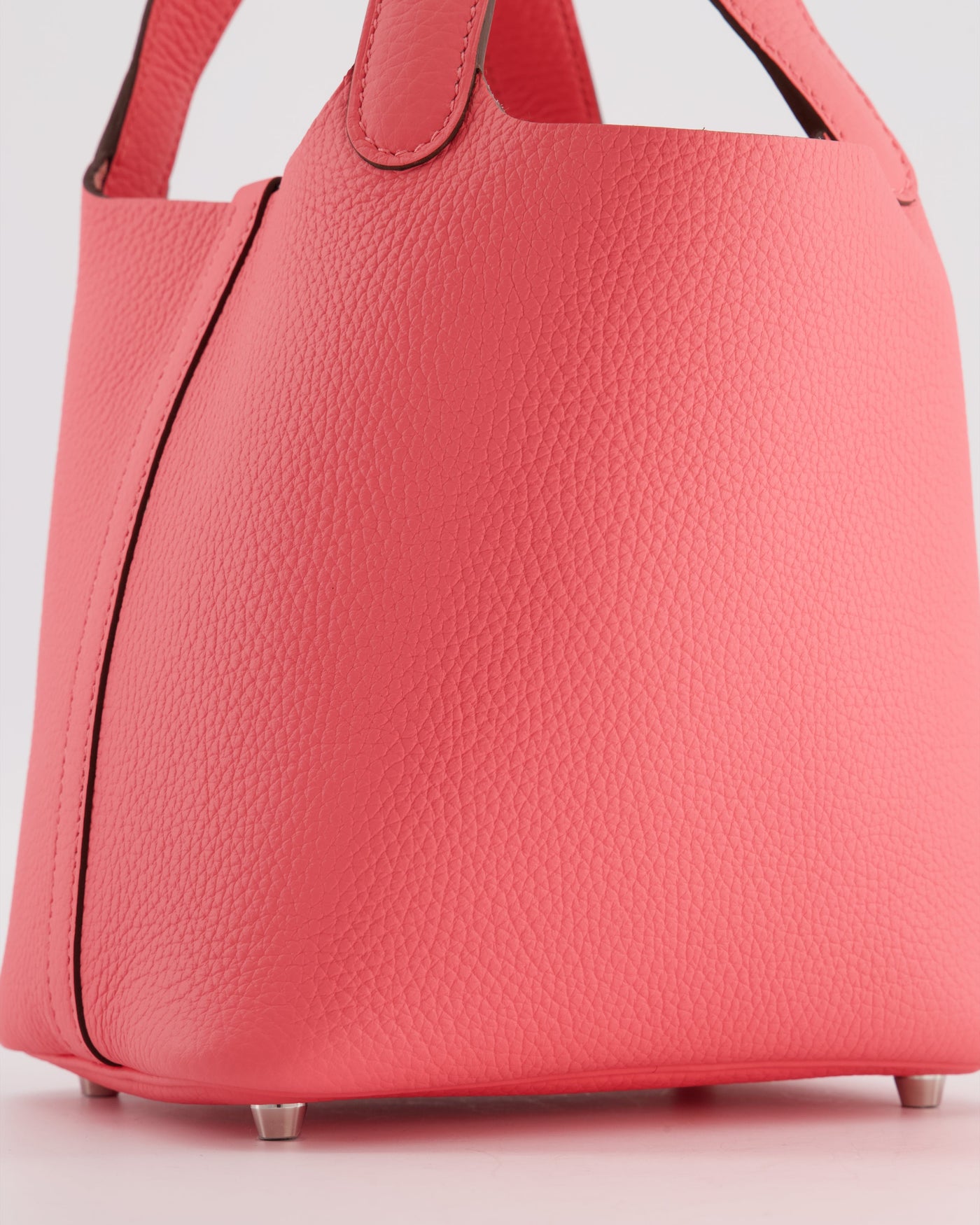 Hermes Picotin Lock 18 Bag in Rose Azalee Clemence Leather with Palladium Hardware - Product Image 11