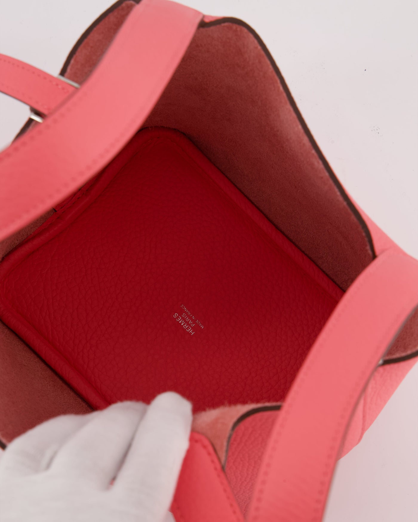 Hermes Picotin Lock 18 Bag in Rose Azalee Clemence Leather with Palladium Hardware - Product Image 18