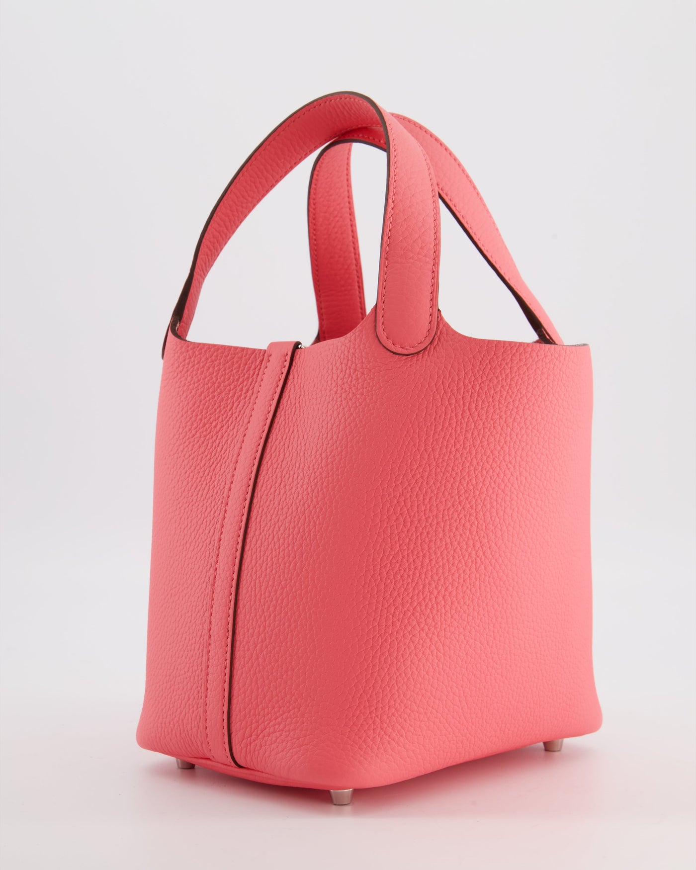 Hermes Picotin Lock 18 Bag in Rose Azalee Clemence Leather with Palladium Hardware - Product Image 4