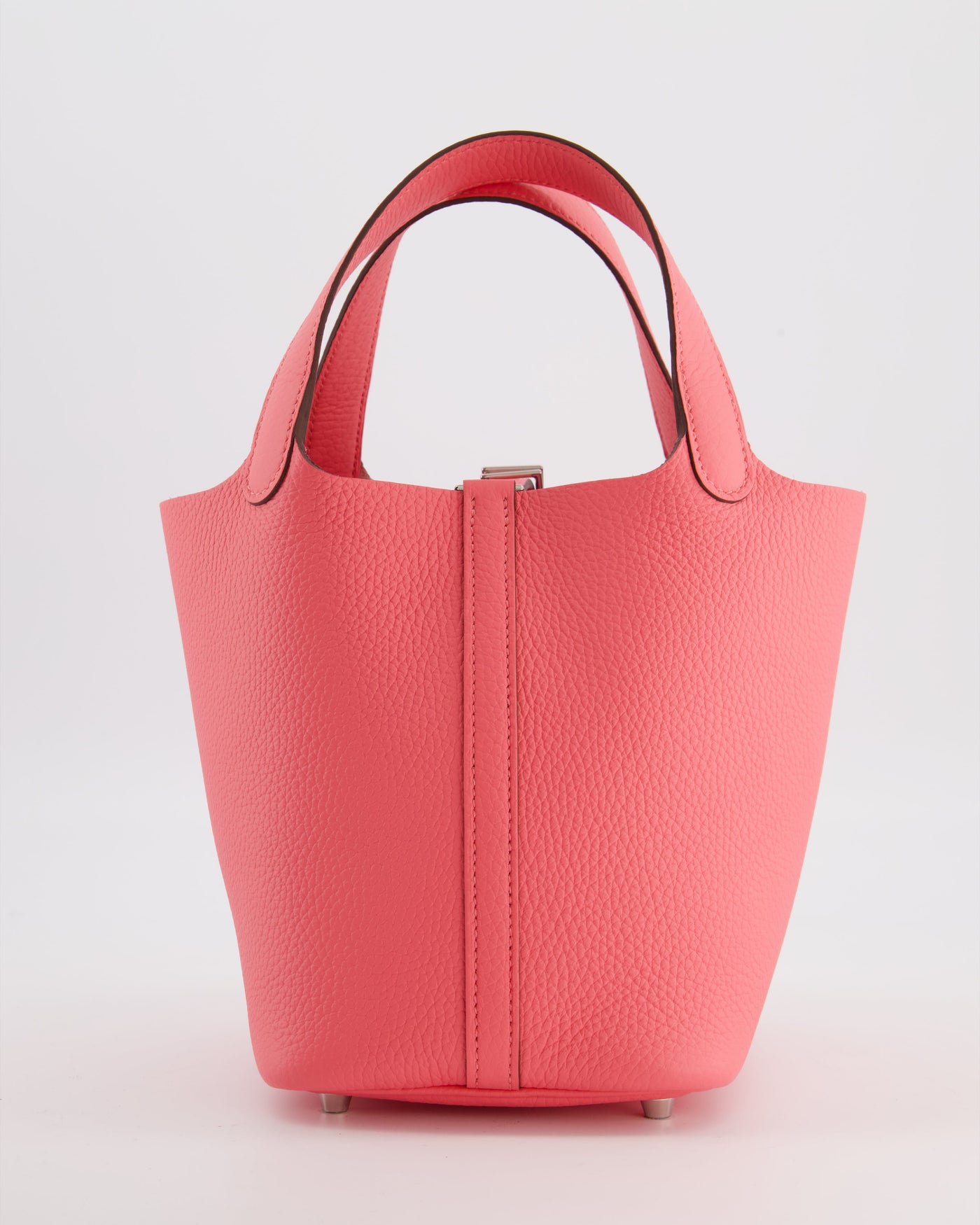 Hermes Picotin Lock 18 Bag in Rose Azalee Clemence Leather with Palladium Hardware - Product Image 5