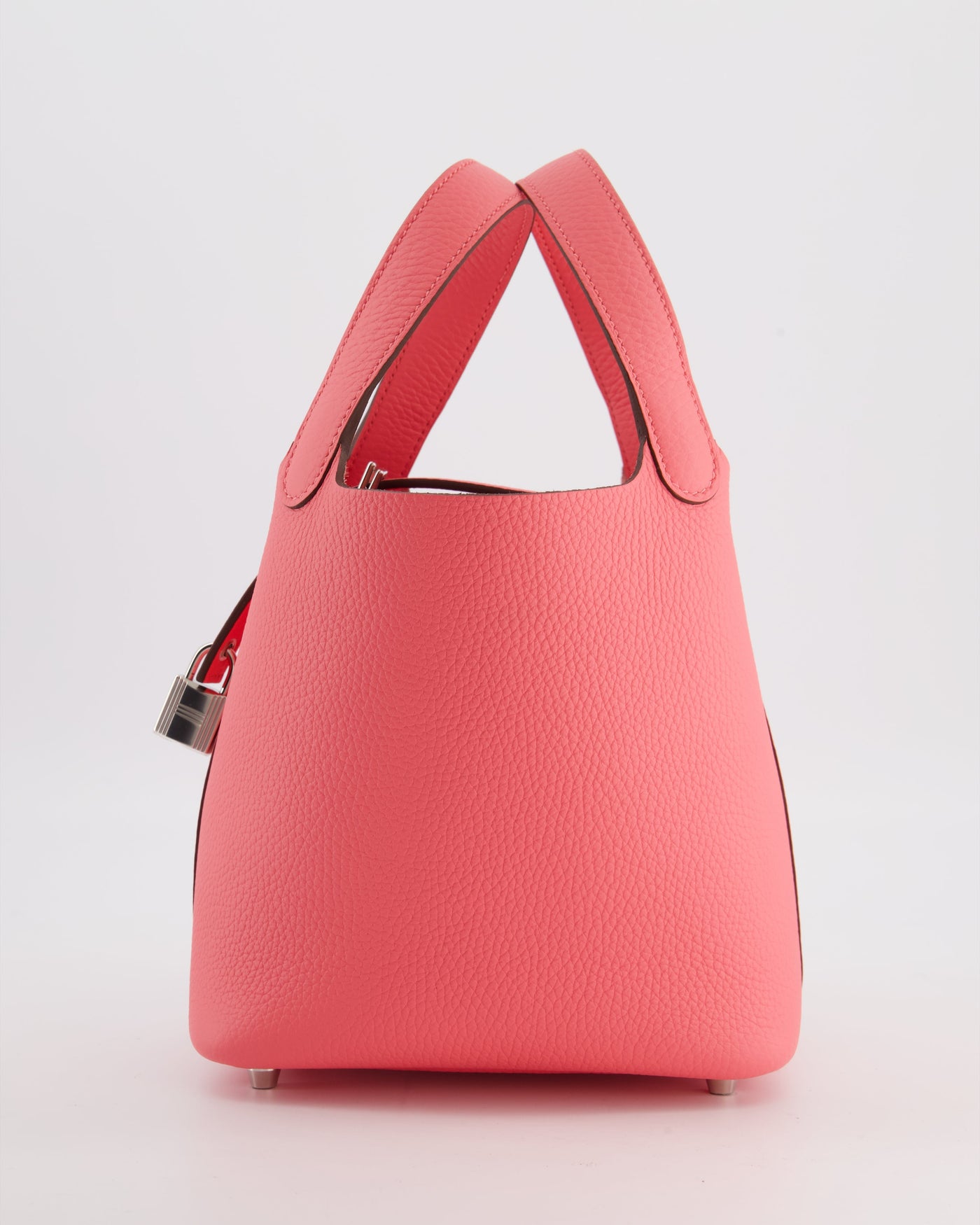 Hermes Picotin Lock 18 Bag in Rose Azalee Clemence Leather with Palladium Hardware - Product Image 7