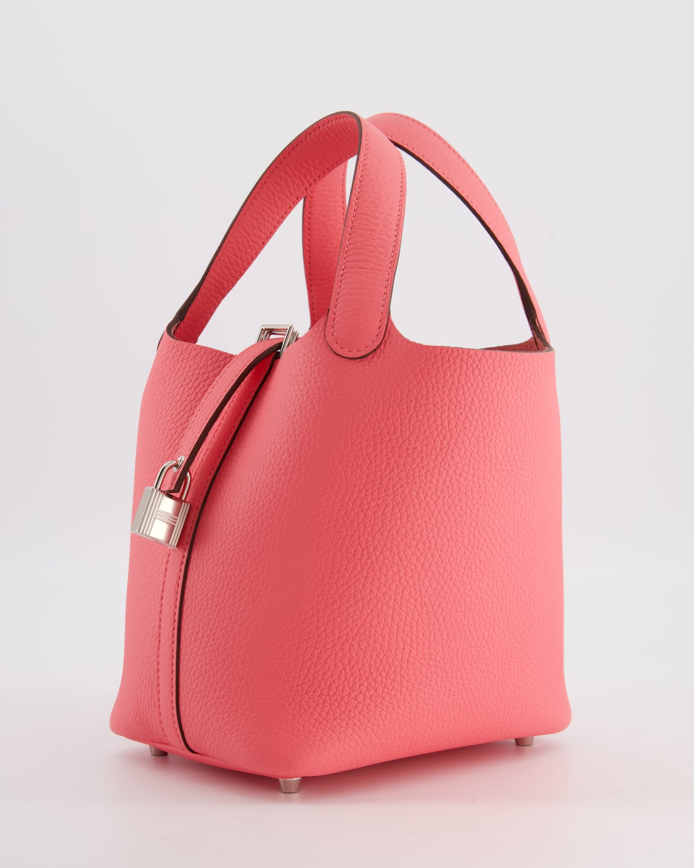 Hermes Picotin Lock 18 Bag in Rose Azalee Clemence Leather with Palladium Hardware - Product Image 8