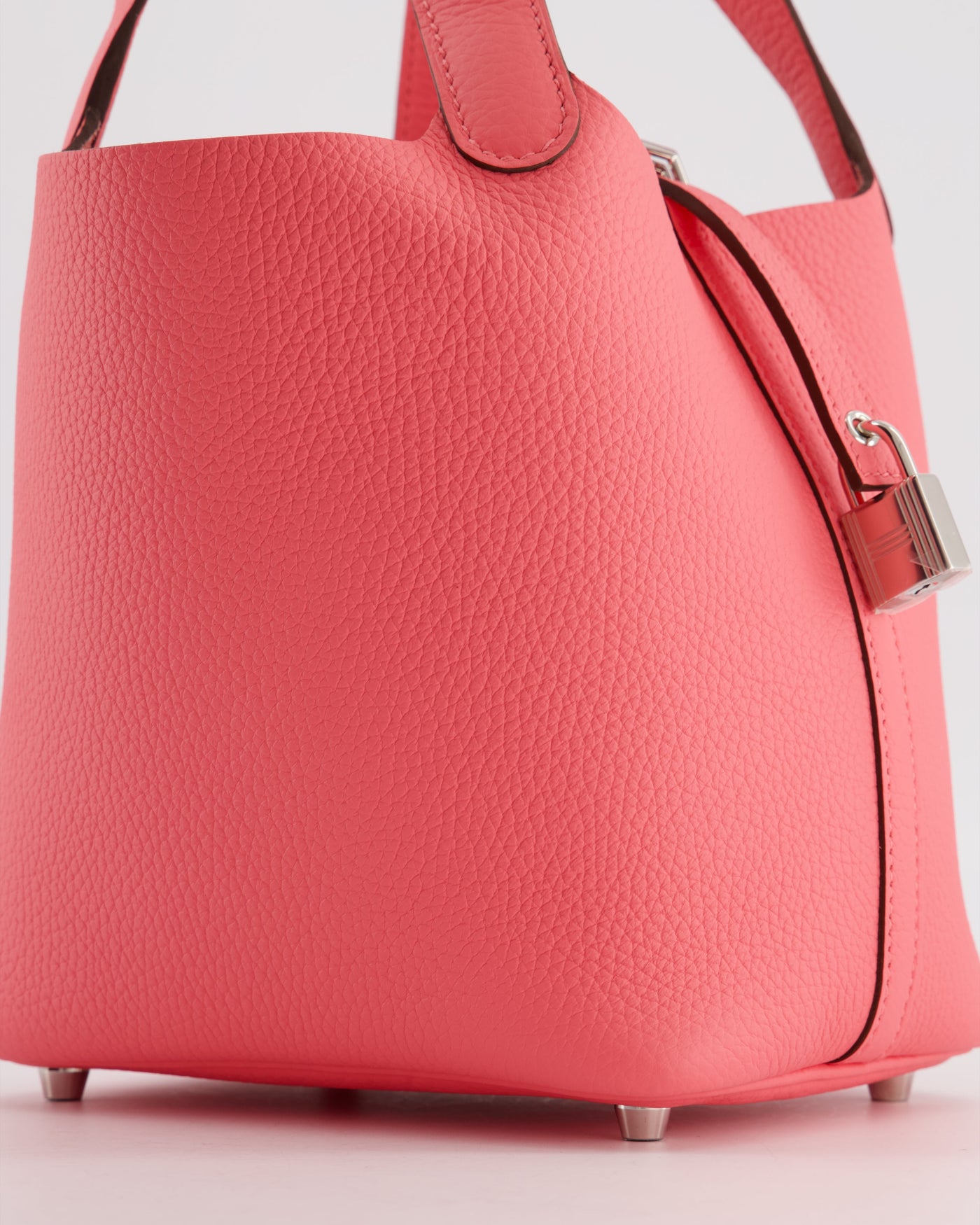 Hermes Picotin Lock 18 Bag in Rose Azalee Clemence Leather with Palladium Hardware - Product Image 9