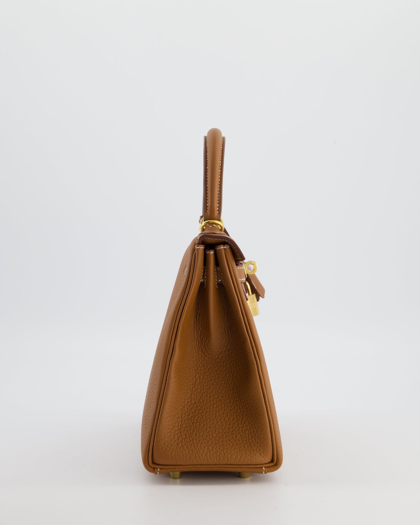 Hermes Kelly 25 Retourne Bag in Gold Togo Leather with Gold Hardware - Product Image 4
