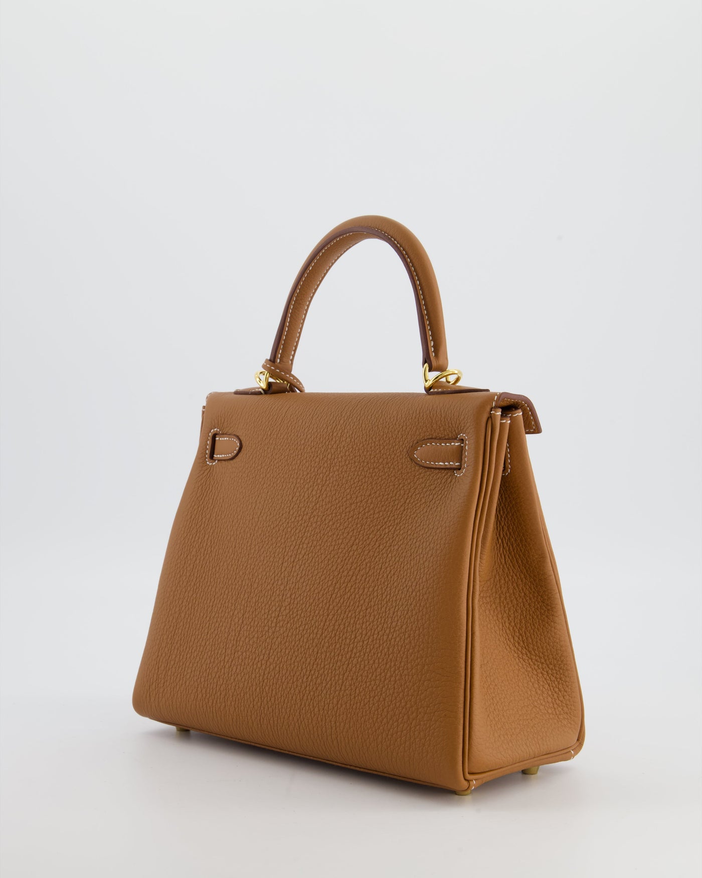 Hermes Kelly 25 Retourne Bag in Gold Togo Leather with Gold Hardware - Product Image 5