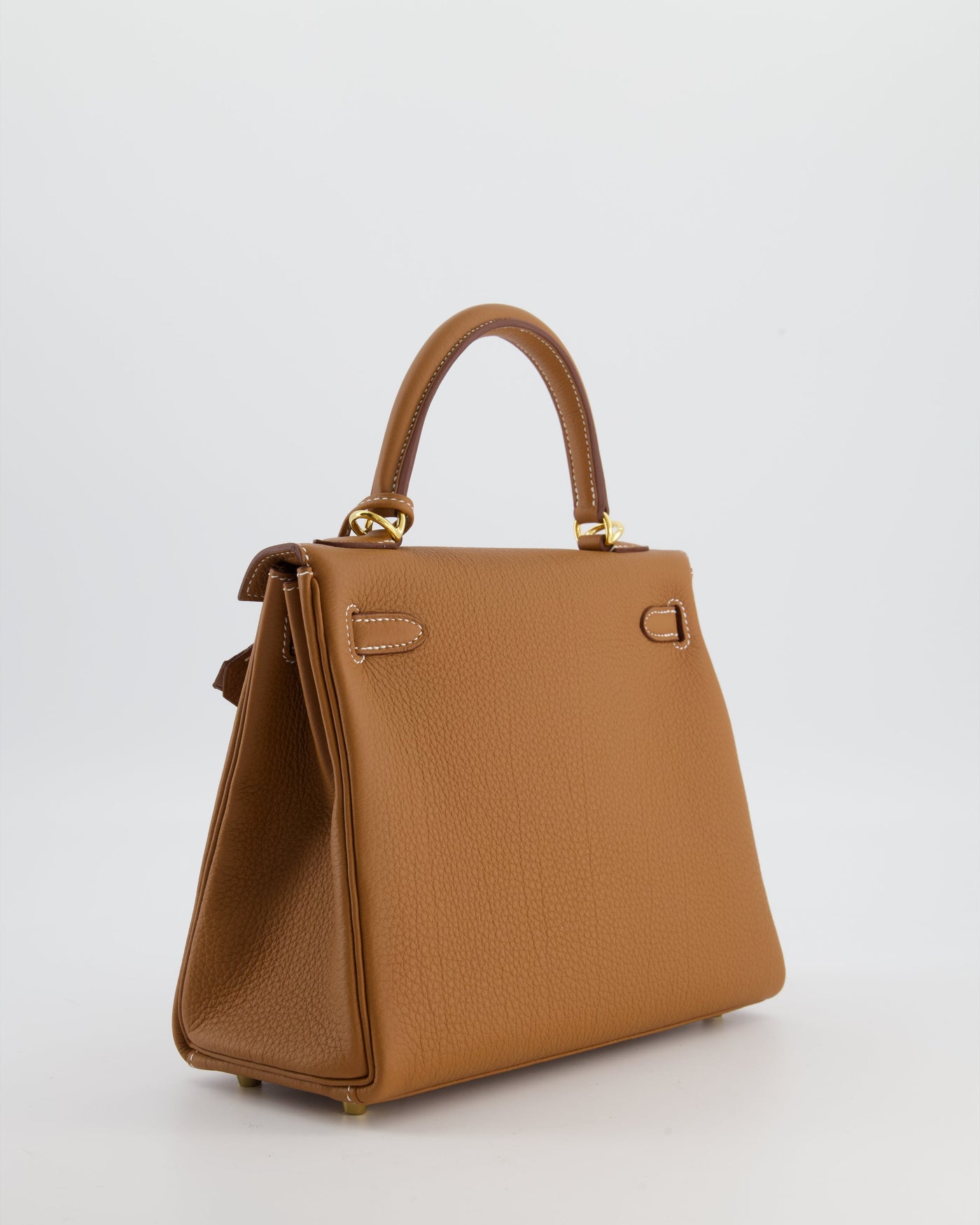 Hermes Kelly 25 Retourne Bag in Gold Togo Leather with Gold Hardware - Product Image 7