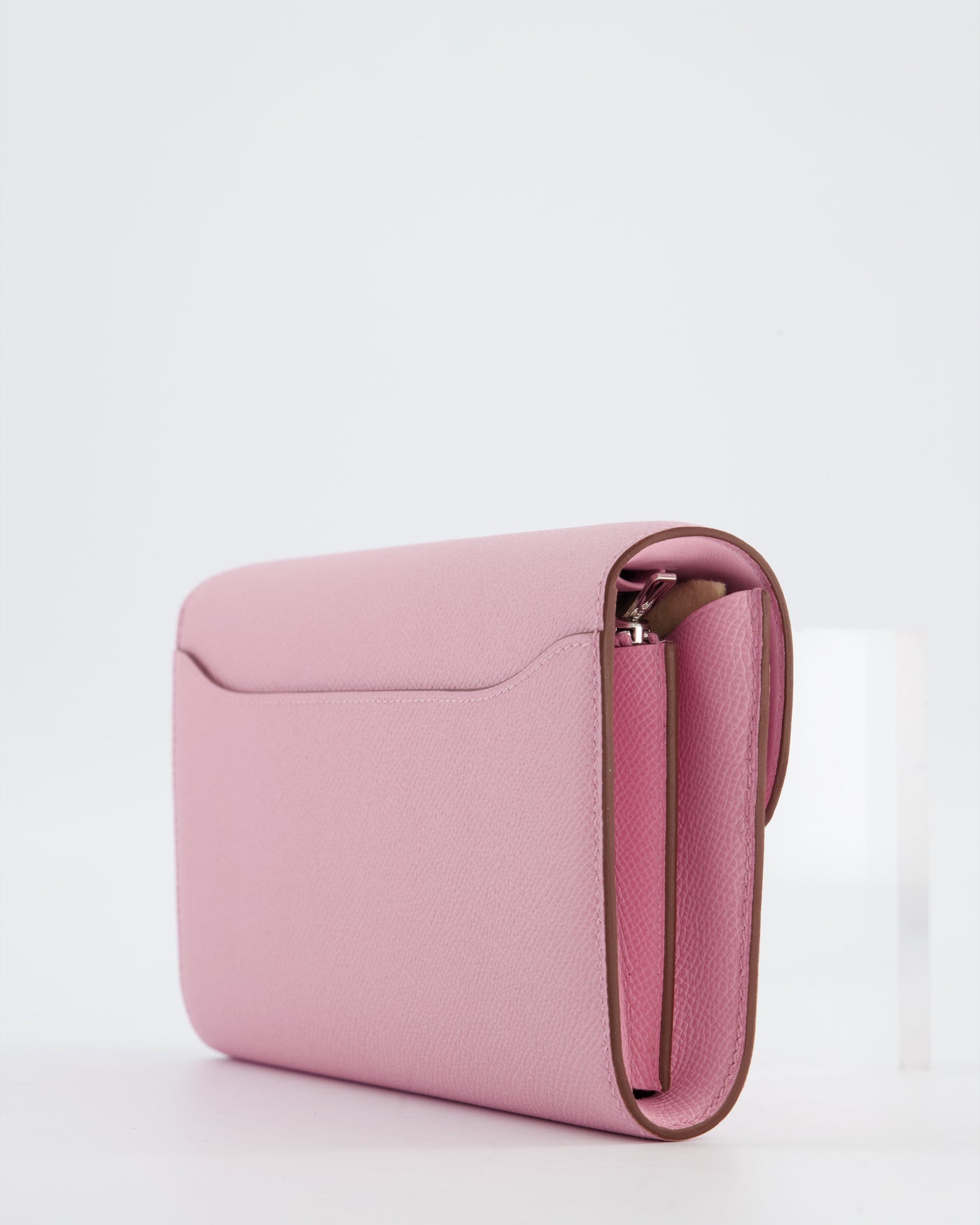 Hermes Constance To Go Bag in Mauve Sylvestre Epsom Leather with Palladium Hardware - Product Image 12