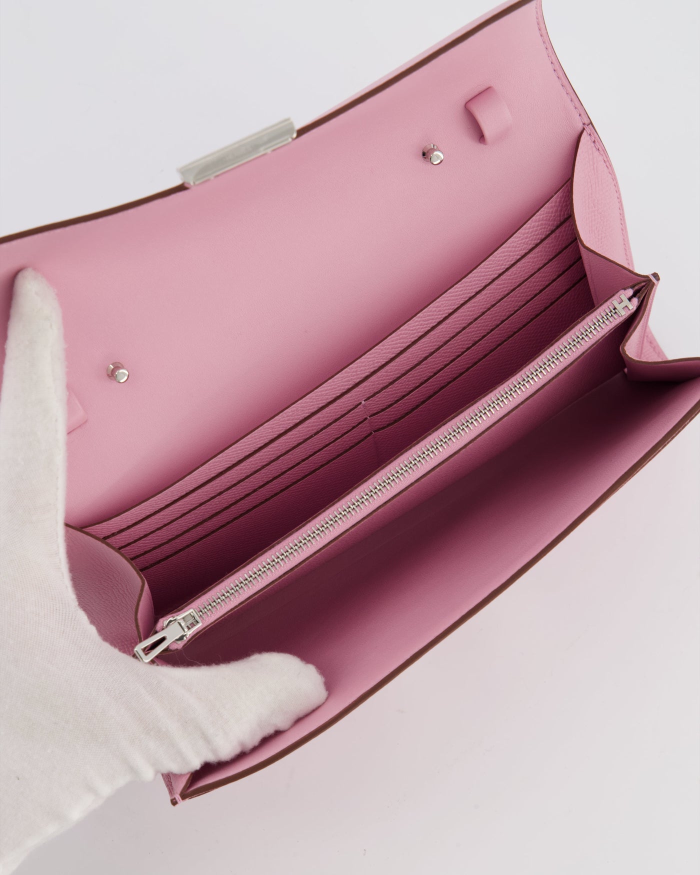 Hermes Constance To Go Bag in Mauve Sylvestre Epsom Leather with Palladium Hardware - Product Image 19