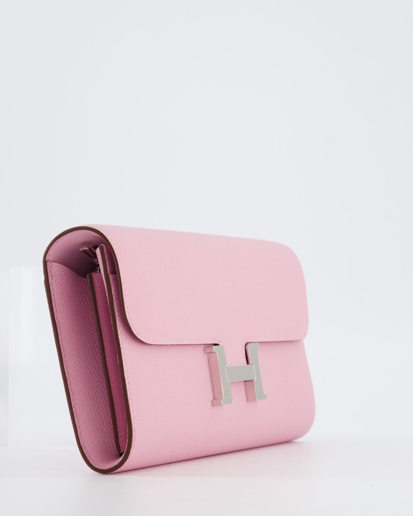 Hermes Constance To Go Bag in Mauve Sylvestre Epsom Leather with Palladium Hardware - Product Image 10