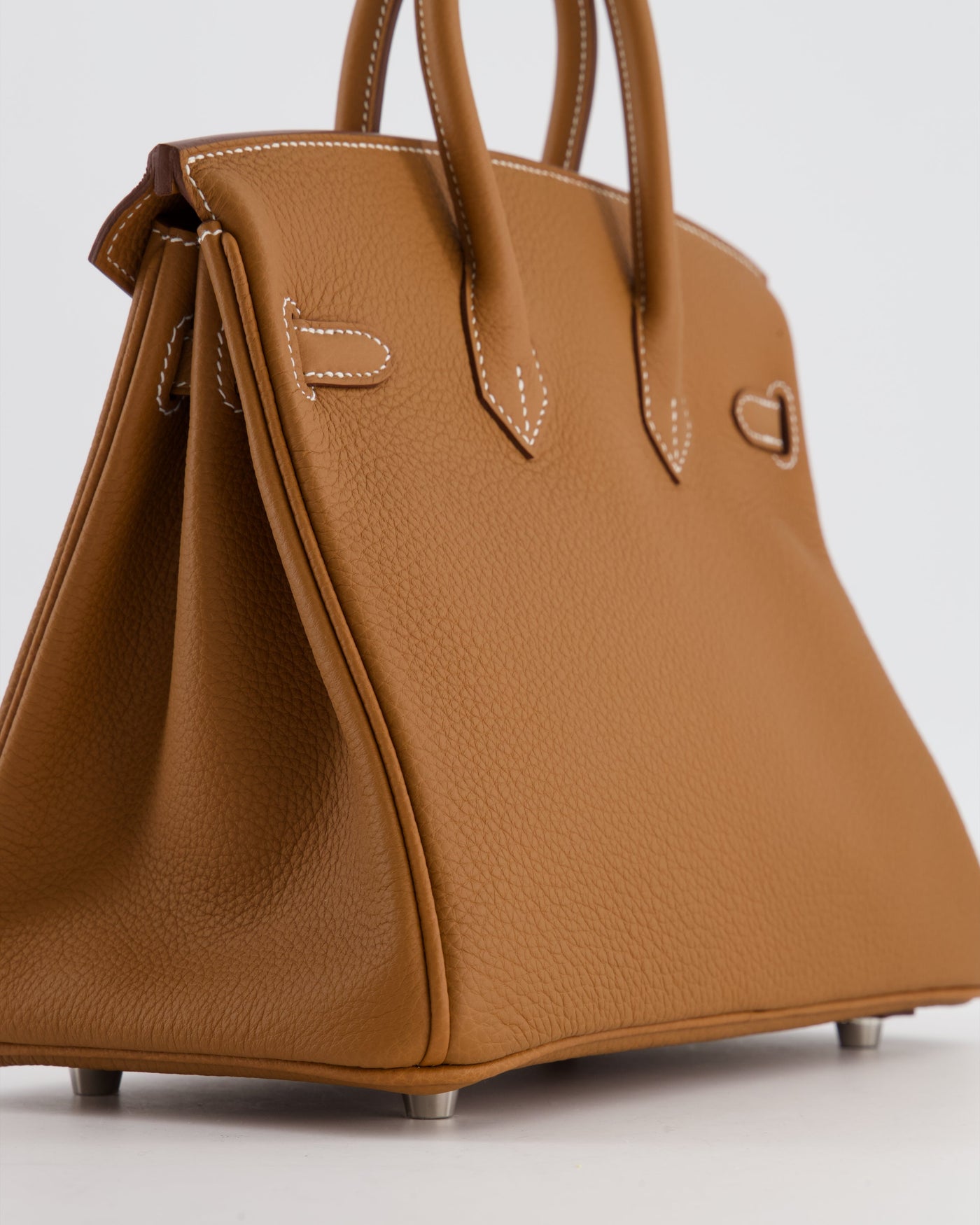 *HOT* Hermes Birkin 25 Retourne Bag in Gold Togo Leather with Palladium Hardware - Product Image 13