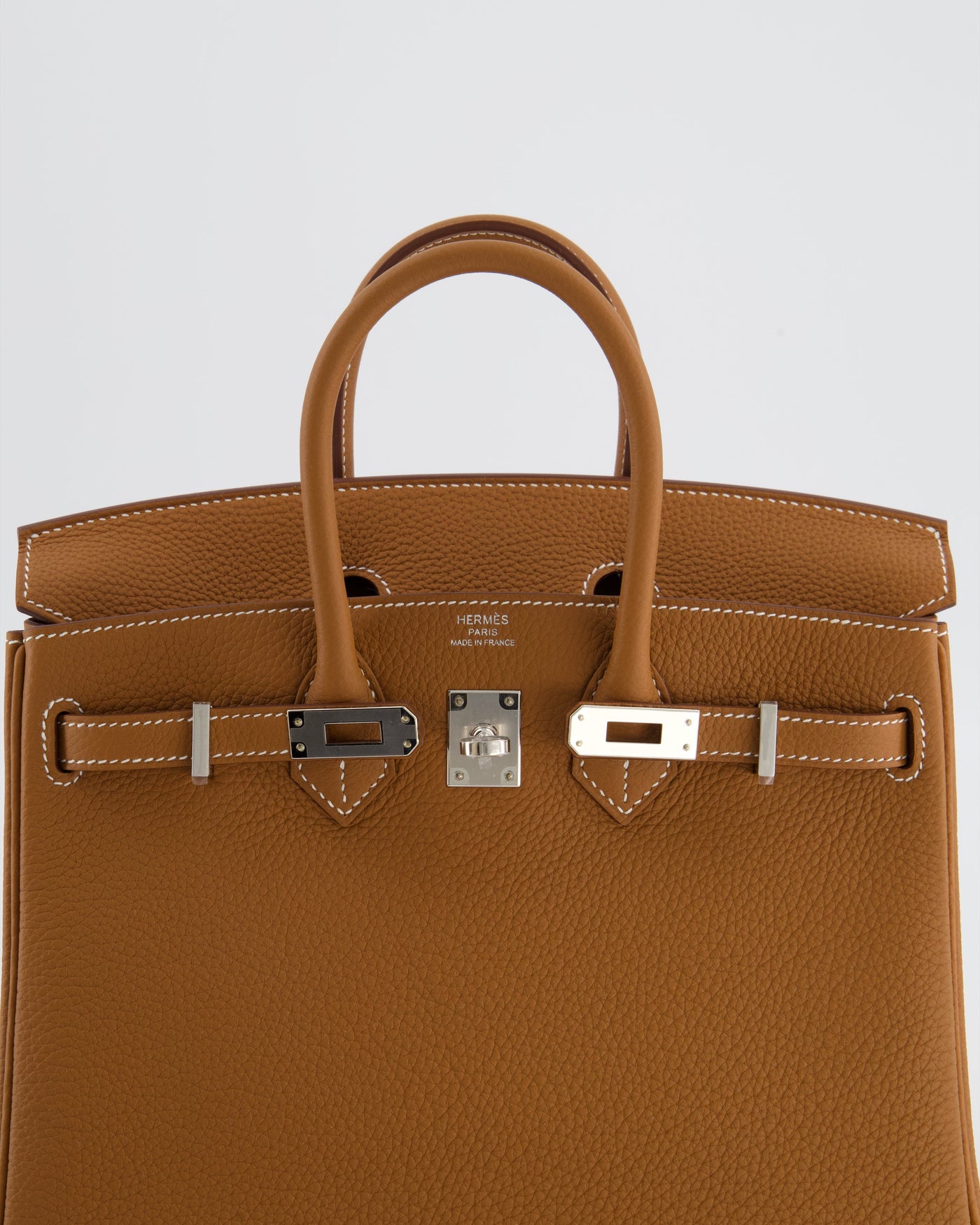 *HOT* Hermes Birkin 25 Retourne Bag in Gold Togo Leather with Palladium Hardware - Product Image 14