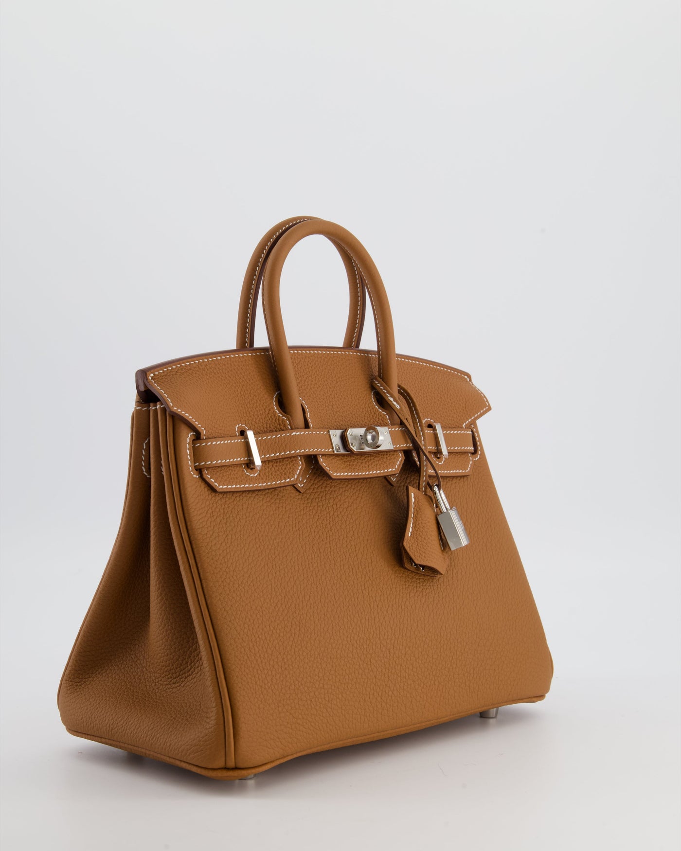 *HOT* Hermes Birkin 25 Retourne Bag in Gold Togo Leather with Palladium Hardware - Product Image 3