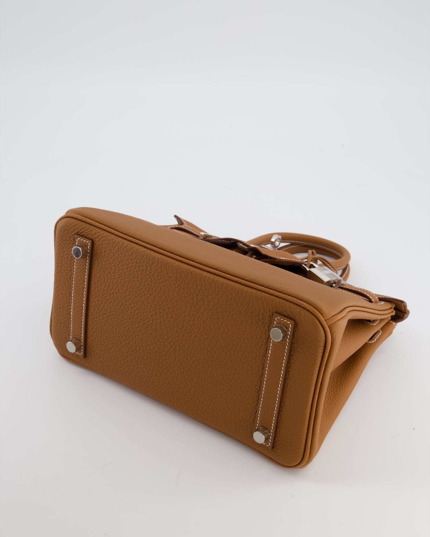 *HOT* Hermes Birkin 25 Retourne Bag in Gold Togo Leather with Palladium Hardware - Product Image 19