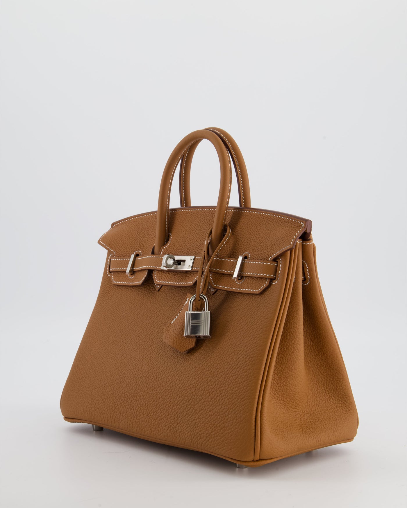 *HOT* Hermes Birkin 25 Retourne Bag in Gold Togo Leather with Palladium Hardware - Product Image 9