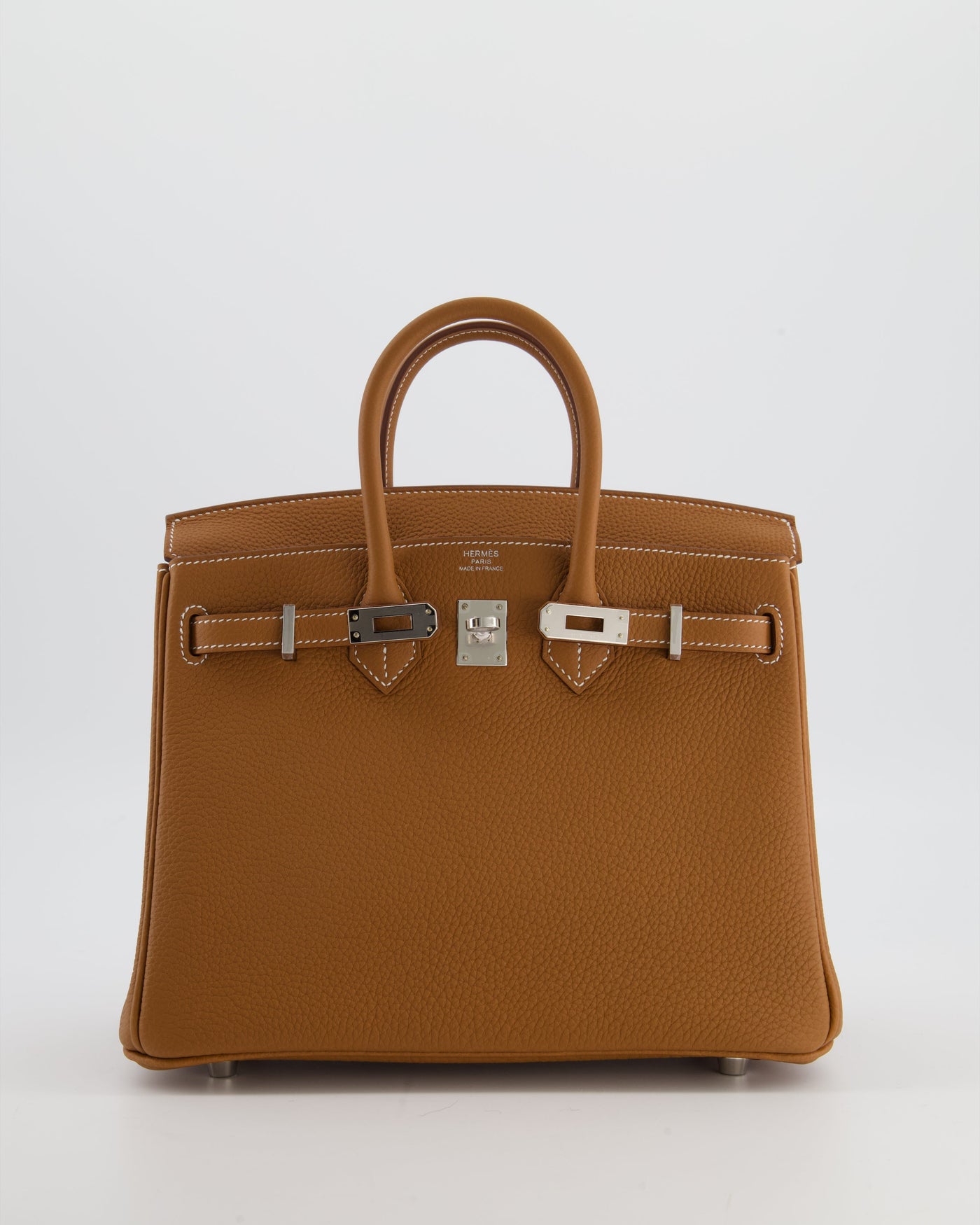 *HOT* Hermes Birkin 25 Retourne Bag in Gold Togo Leather with Palladium Hardware - Product Image 2