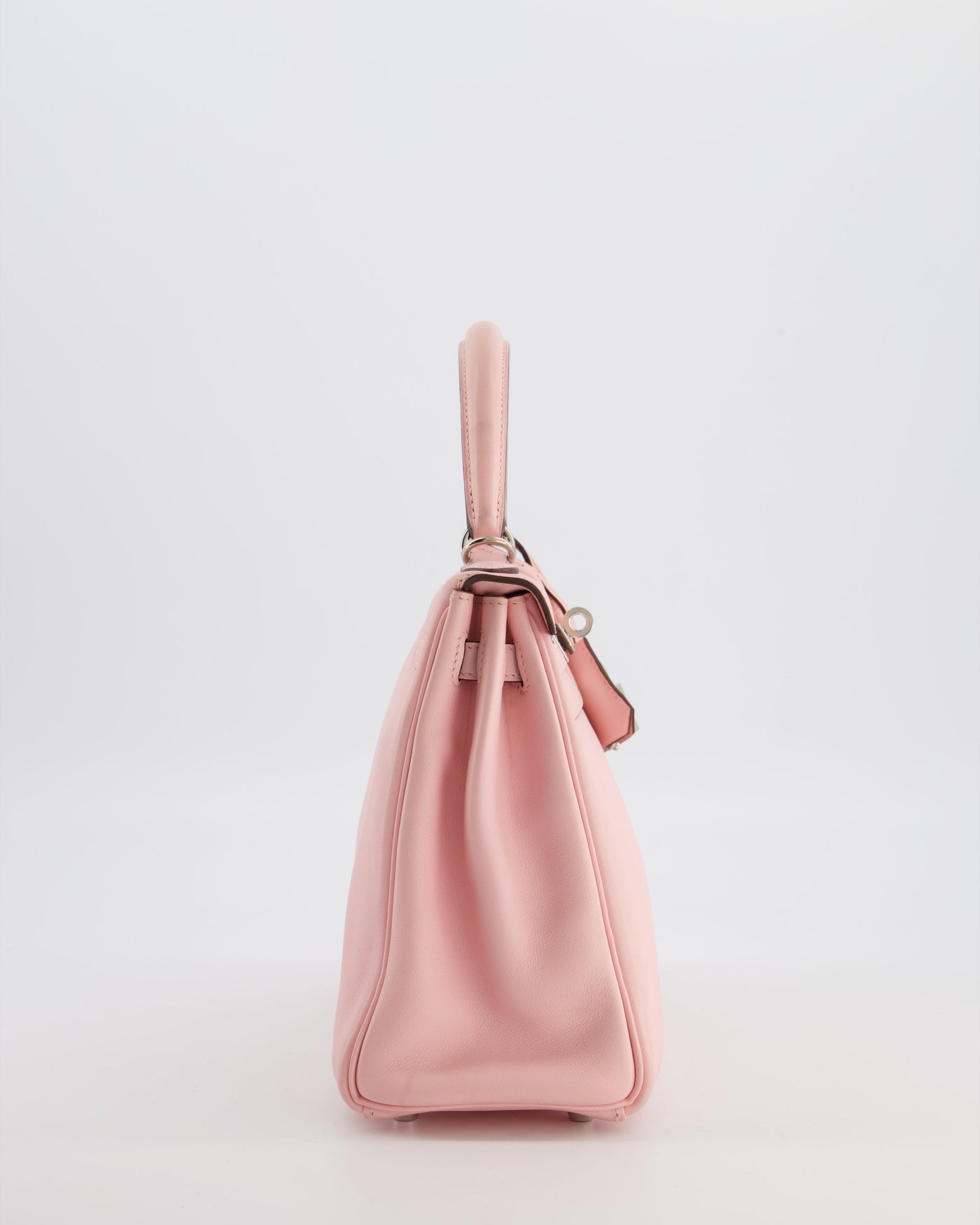 Hermes Kelly 25 Retourne Bag in Rose Sakura Swift Leather with Palladium Hardware - Product Image 4