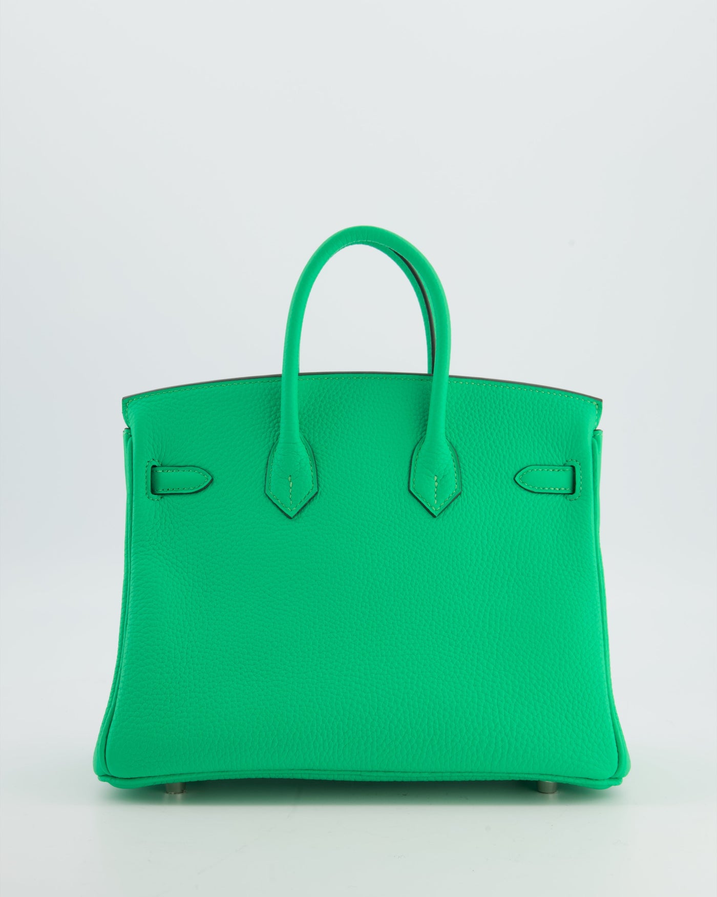 Hermes Birkin 25 Retourne Bag in Vert Comics Togo Leather with Palladium Hardware - Product Image 6
