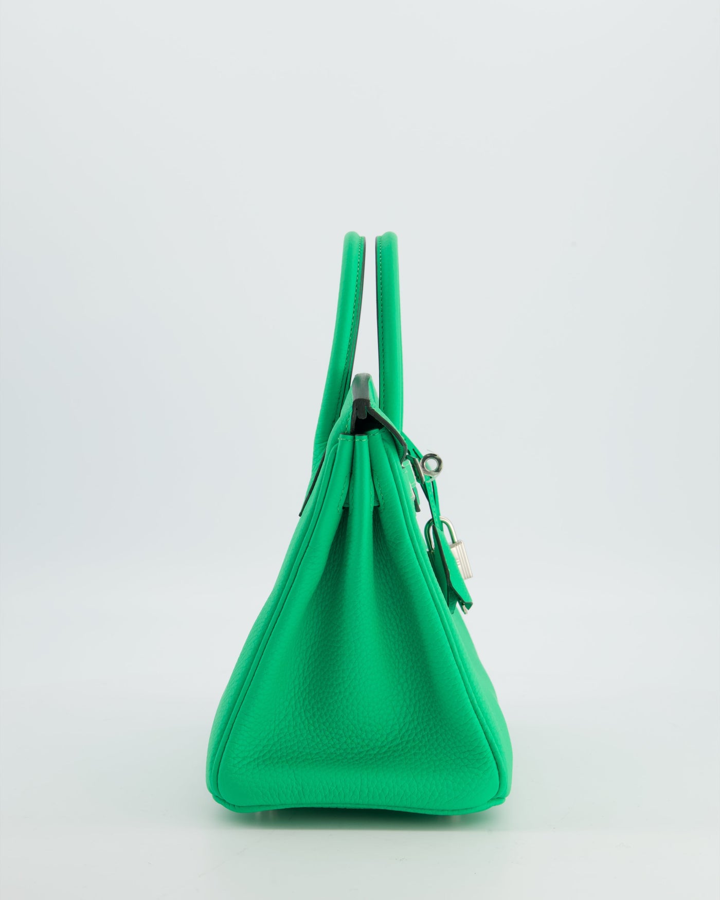 Hermes Birkin 25 Retourne Bag in Vert Comics Togo Leather with Palladium Hardware - Product Image 8