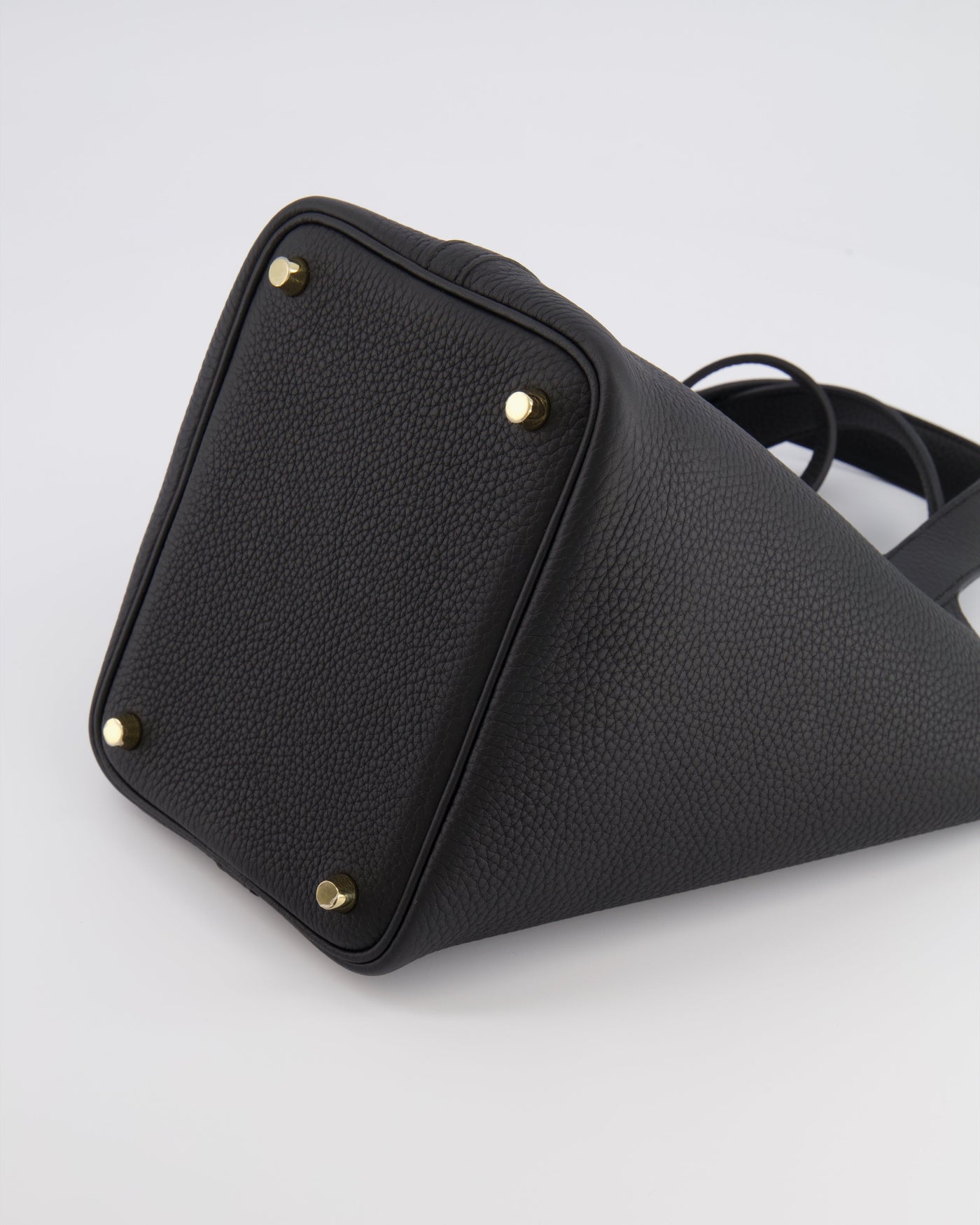 Hermes Picotin Lock Bag 18cm in Noir Clemence Leather with Gold Hardware - Product Image 18